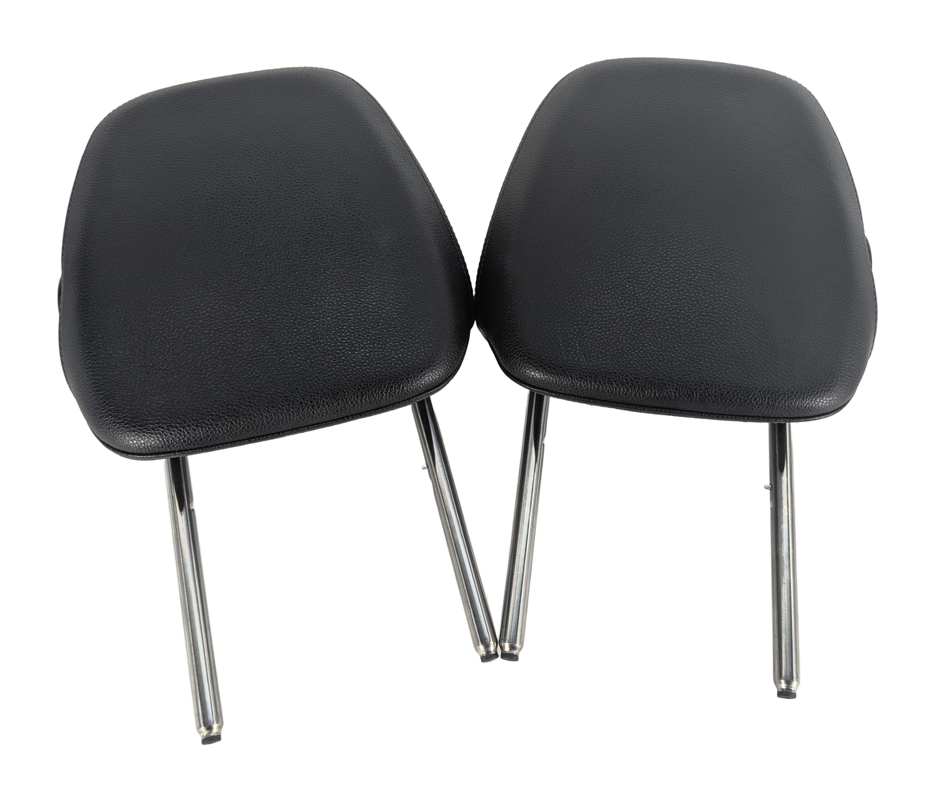 2013-2018 PORSCHE CAYENNE (958) FRONT LEFT & RIGHT SEAT HEADREST SET/2 (Black) — exact item pictured