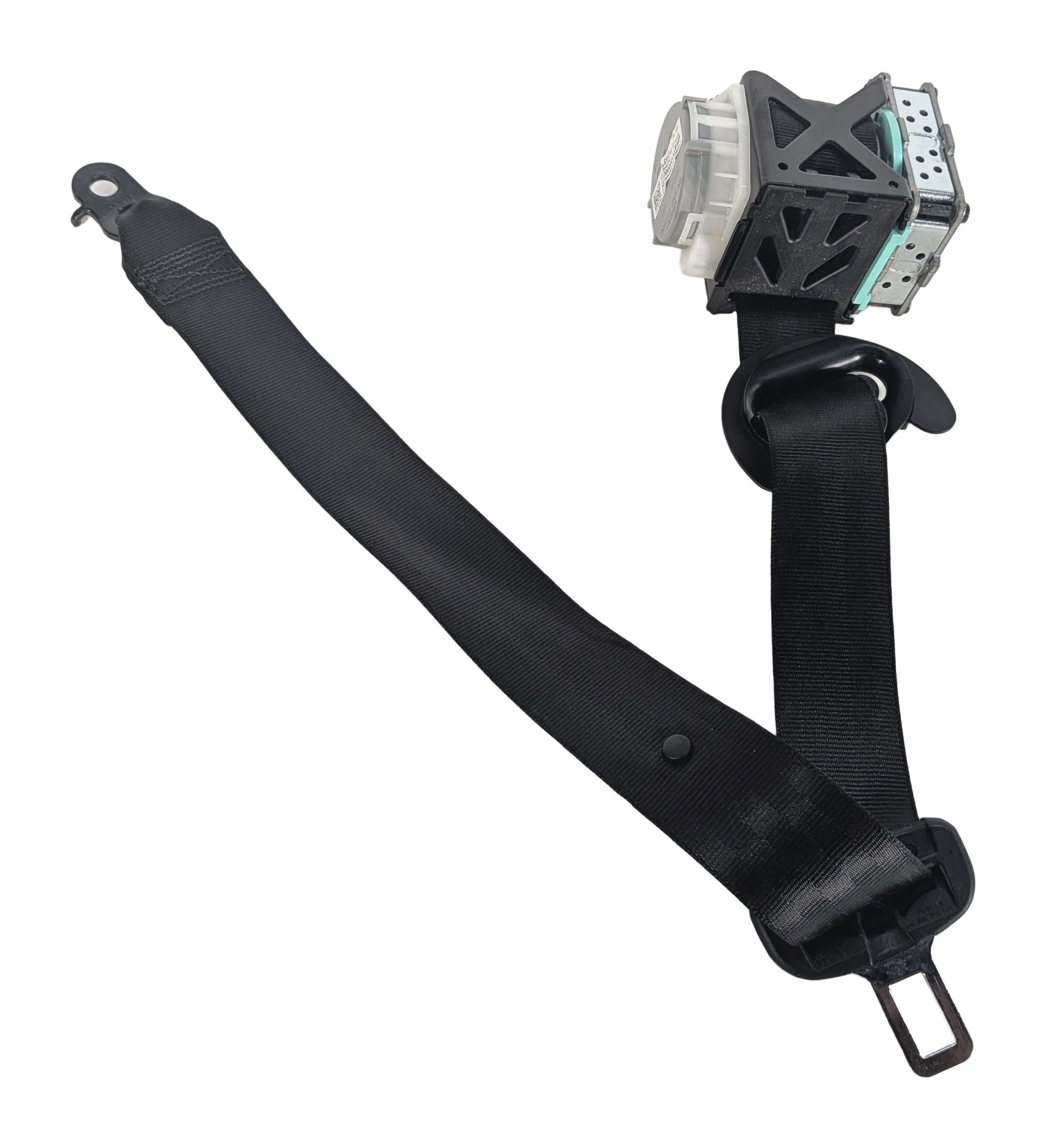 2013 PORSCHE CAYENNE (958) REAR RIGHT SEAT SEATBELT RETRACTOR (Black) — exact item pictured