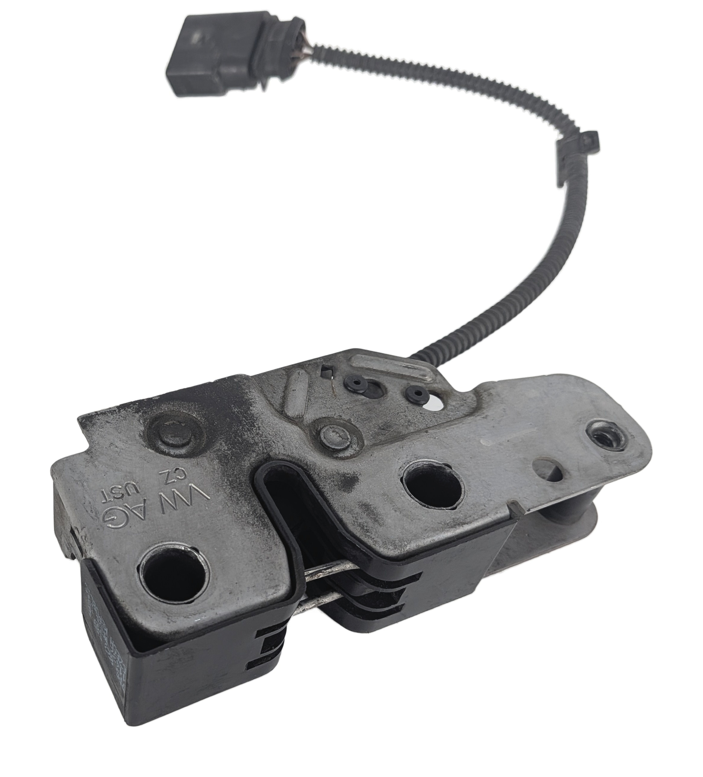 2013 PORSCHE CAYENNE (958) FRONT HOOD LID LOCK LATCH — exact item pictured