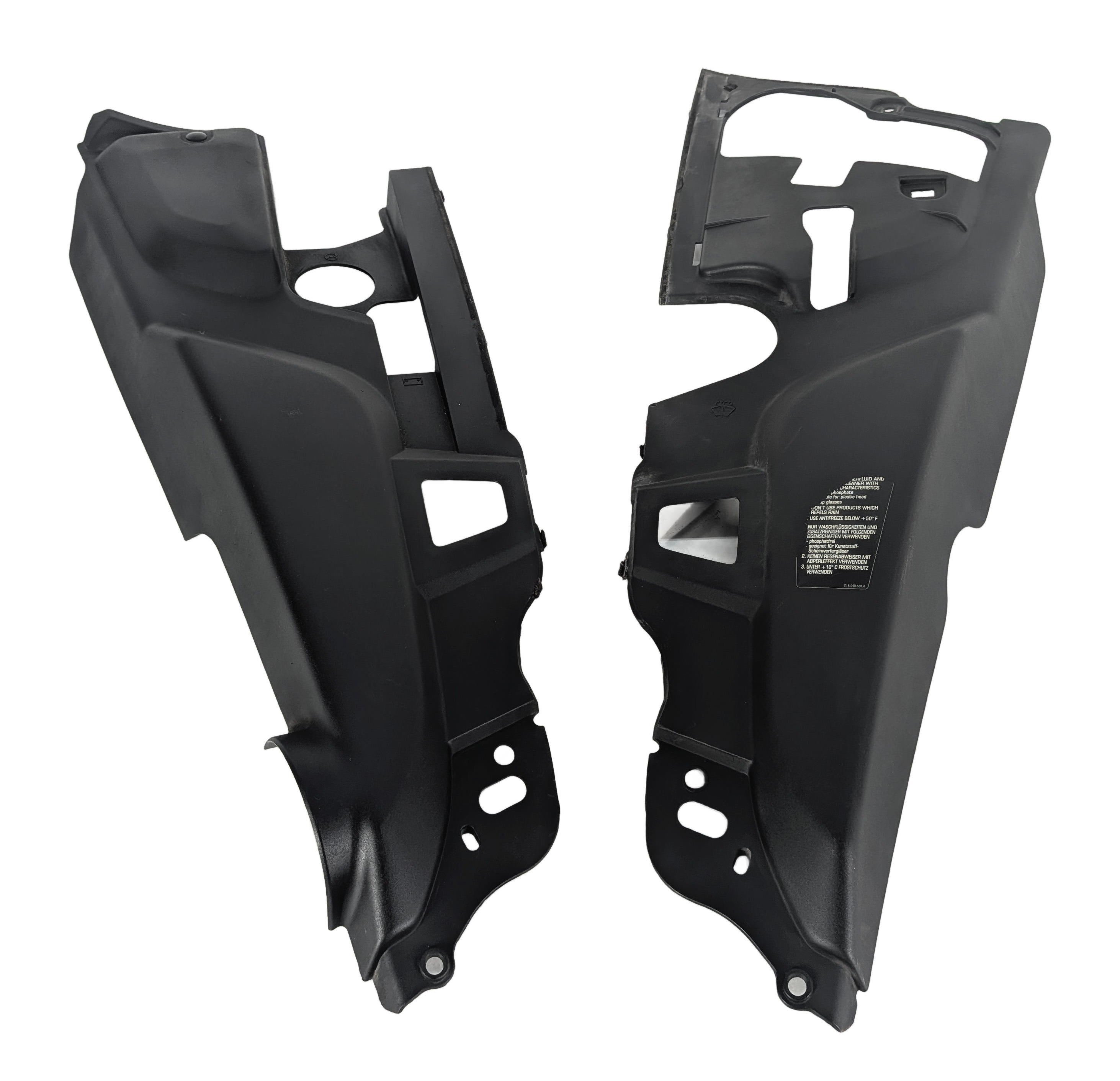 2013 PORSCHE CAYENNE (958) 3.6L ENGINE BAY SIDE COVER PANEL LEFT/RIGHT SET/2 — exact item pictured