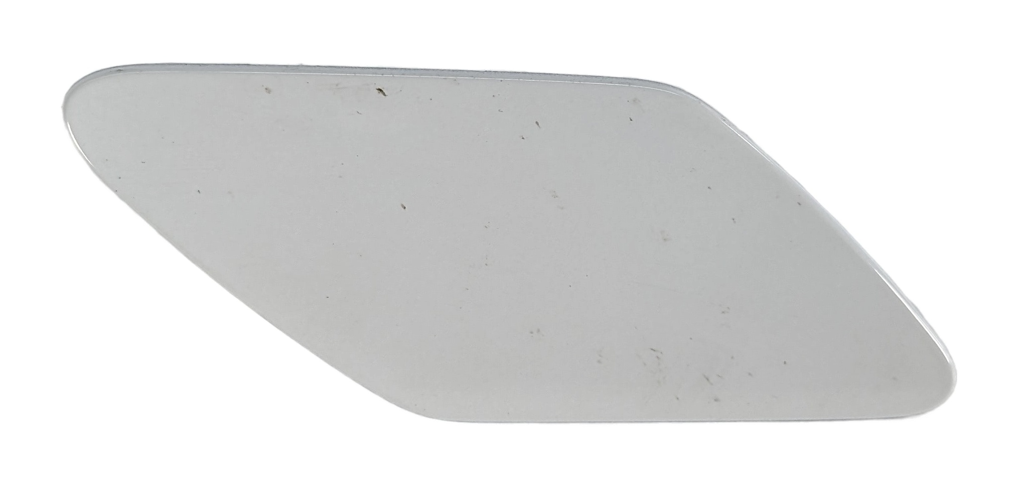 2013 PORSCHE CAYENNE (958) FRONT RIGHT HEADLIGHT WASHER NOZZLE COVER (White) — exact item pictured