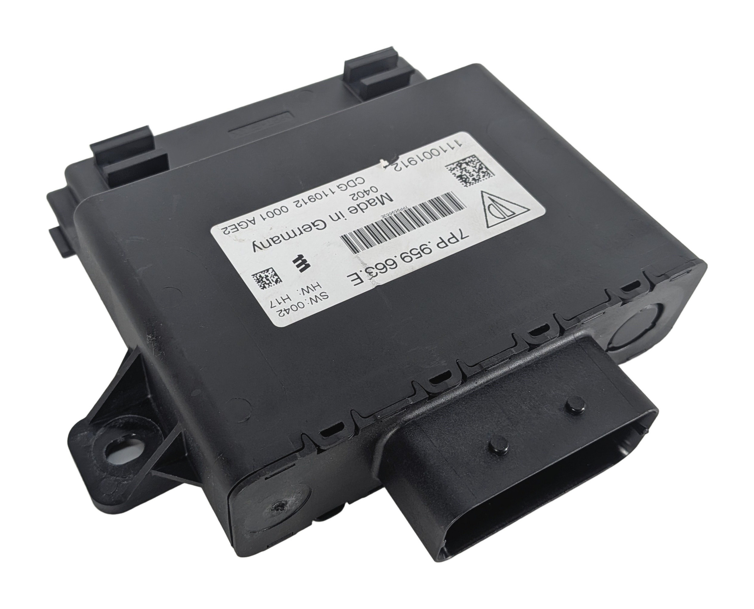 2013 PORSCHE CAYENNE (958) VOLTAGE STABILIZER CONTROL MODULE COMPUTER — exact item pictured