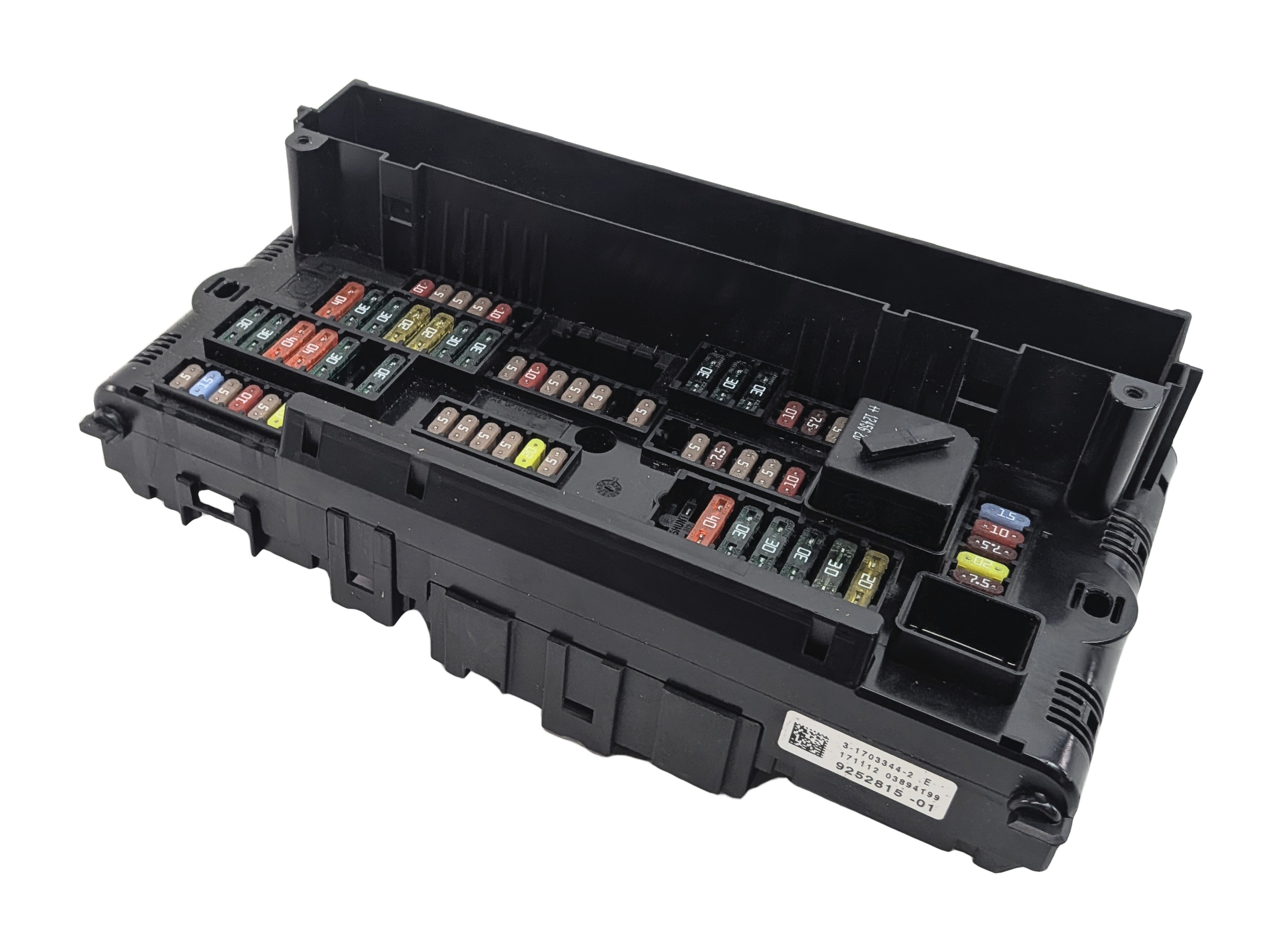 12-19 BMW 535i 550i 640i 650i M5 M6 (F06 F10 F12) FRONT POWER FUSE BOX RELAY — exact item pictured