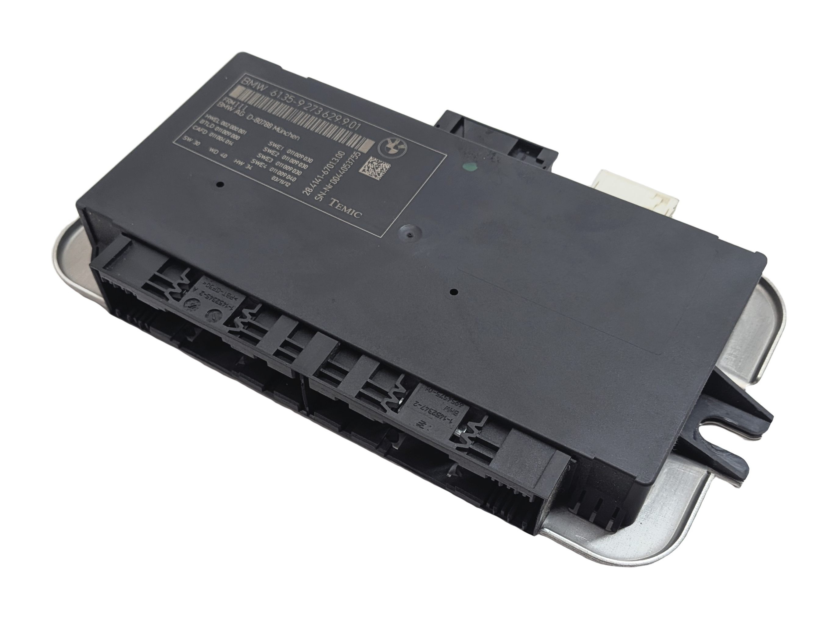 10-17 BMW 5 6 7 M5 X3 X4 (F06 F10 F12 F25 F26) FRM III BODY LIGHT CONTROL MODULE — exact item pictured