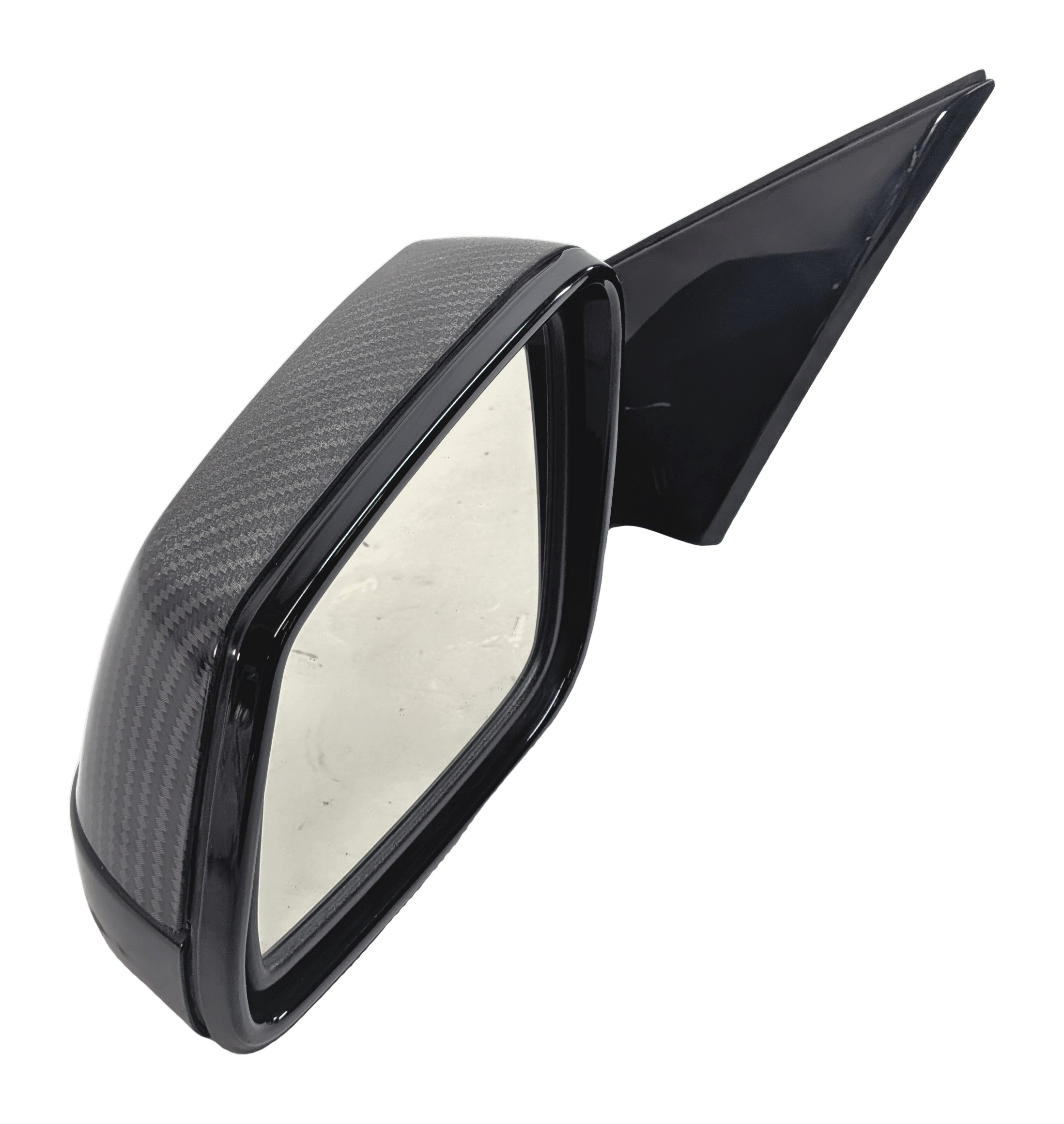 12-13 BMW 5 SERIES F10 LEFT DRIVER MIRROR w/FOLD MEMORY CAMERA BLIND SPOT CARBON — exact item pictured