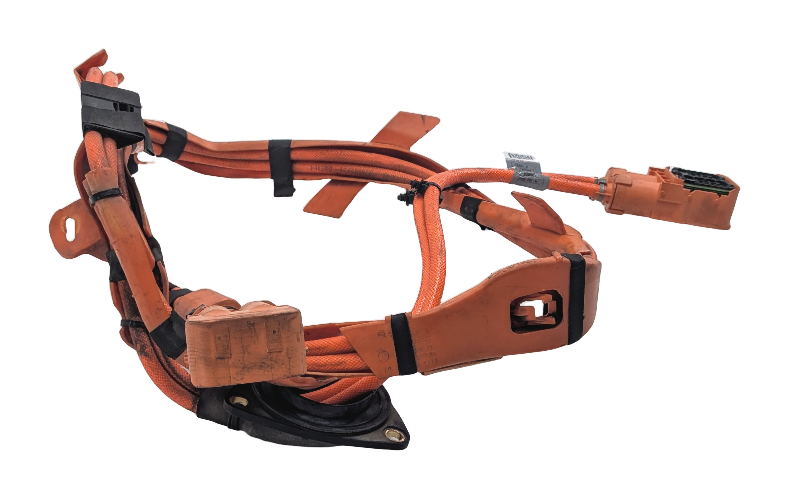 2013 BMW ACTIVEHYBRID 5 (F10) HYBRID HIGH VOLTAGE WIRE WIRING HARNESS ORANGE — exact item pictured