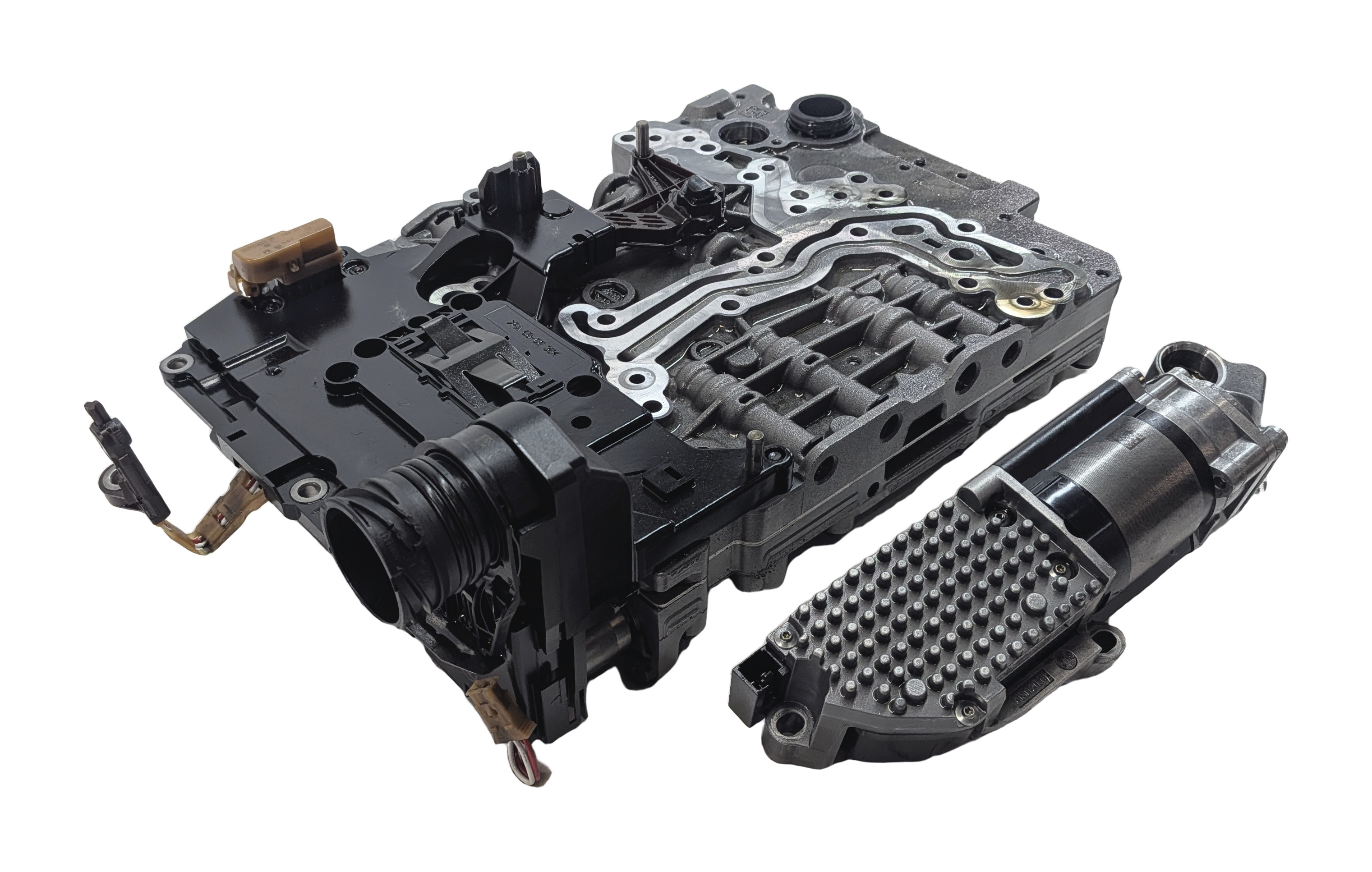 13-16 BMW ACTIVEHYBRID 3 5 F10 F30 8HP-70H AUTO TRANSMISSION VALVE BODY w/PUMP — exact item pictured