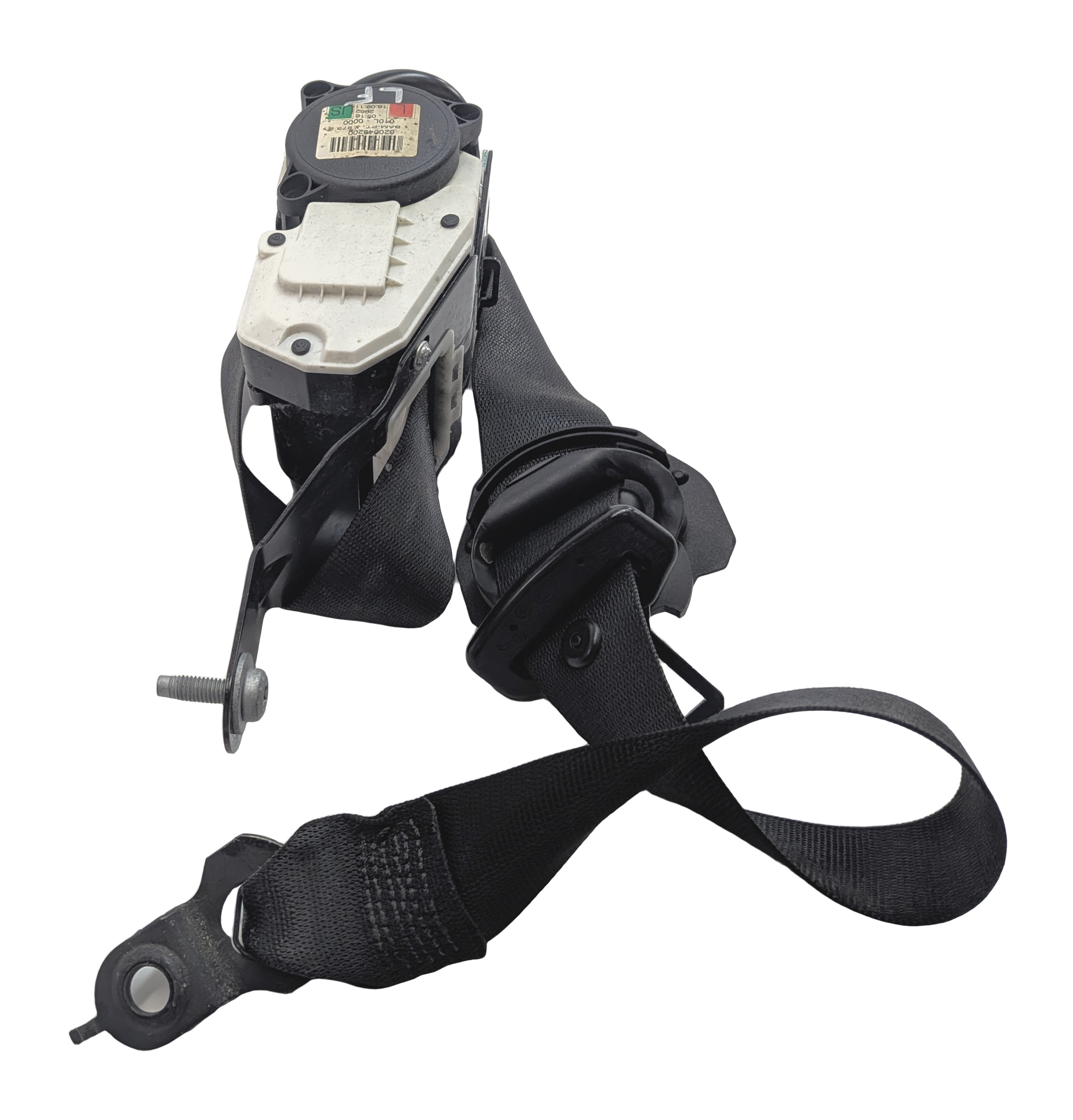 12-16 MERCEDES E CLS CLASS (W212 W218) LEFT DRIVER SEATBELT RETRACTOR (Black) — exact item pictured