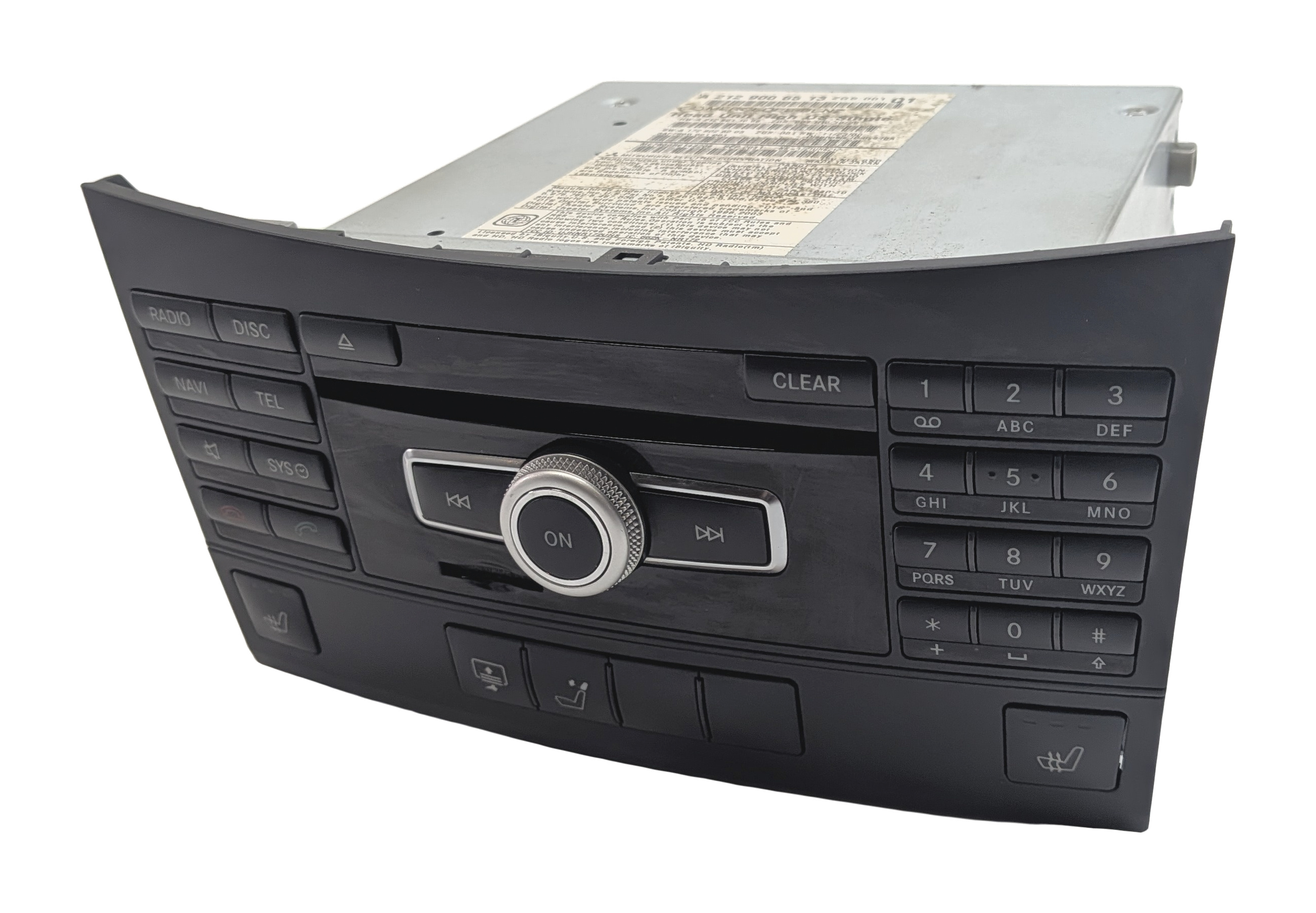 2012 MERCEDES E300 E350 E550 E63 (A207 C207 W207 W212) AM/FM CD COMMAND STEREO — exact item pictured