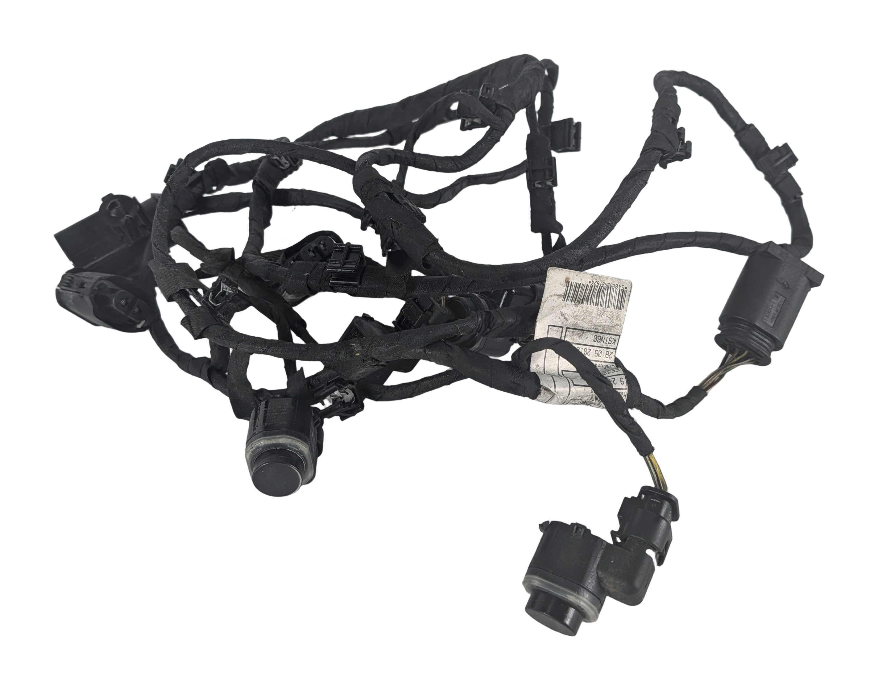 2013 BMW 650I F06 FRONT PARK ASSIST PDC SENSOR SET (Black) — exact item pictured