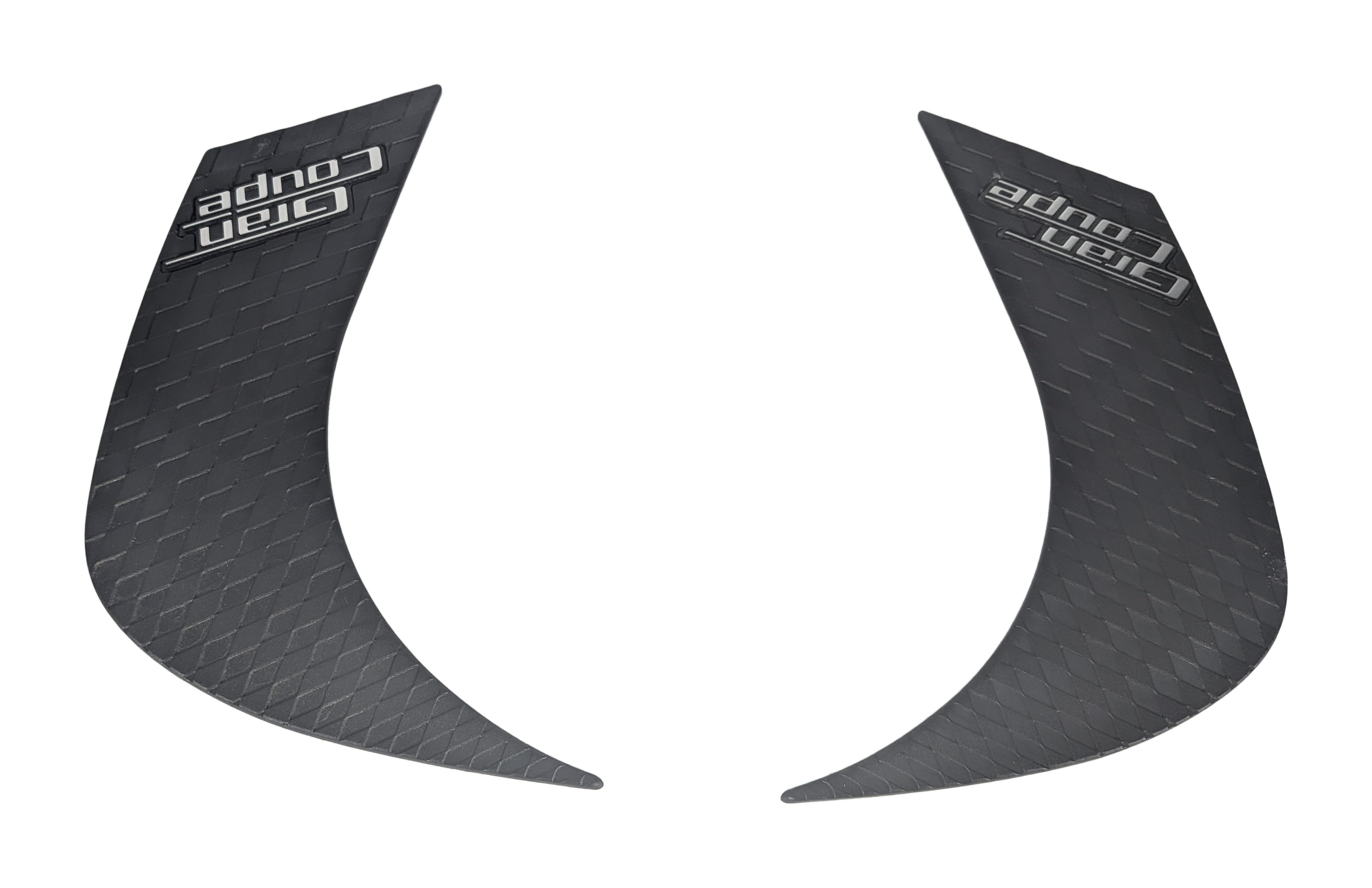 2013 BMW 650I F06 REAR LEFT/RIGHT C-PILLAR EXTERIOR TRIM SET/2 BLACK — exact item pictured