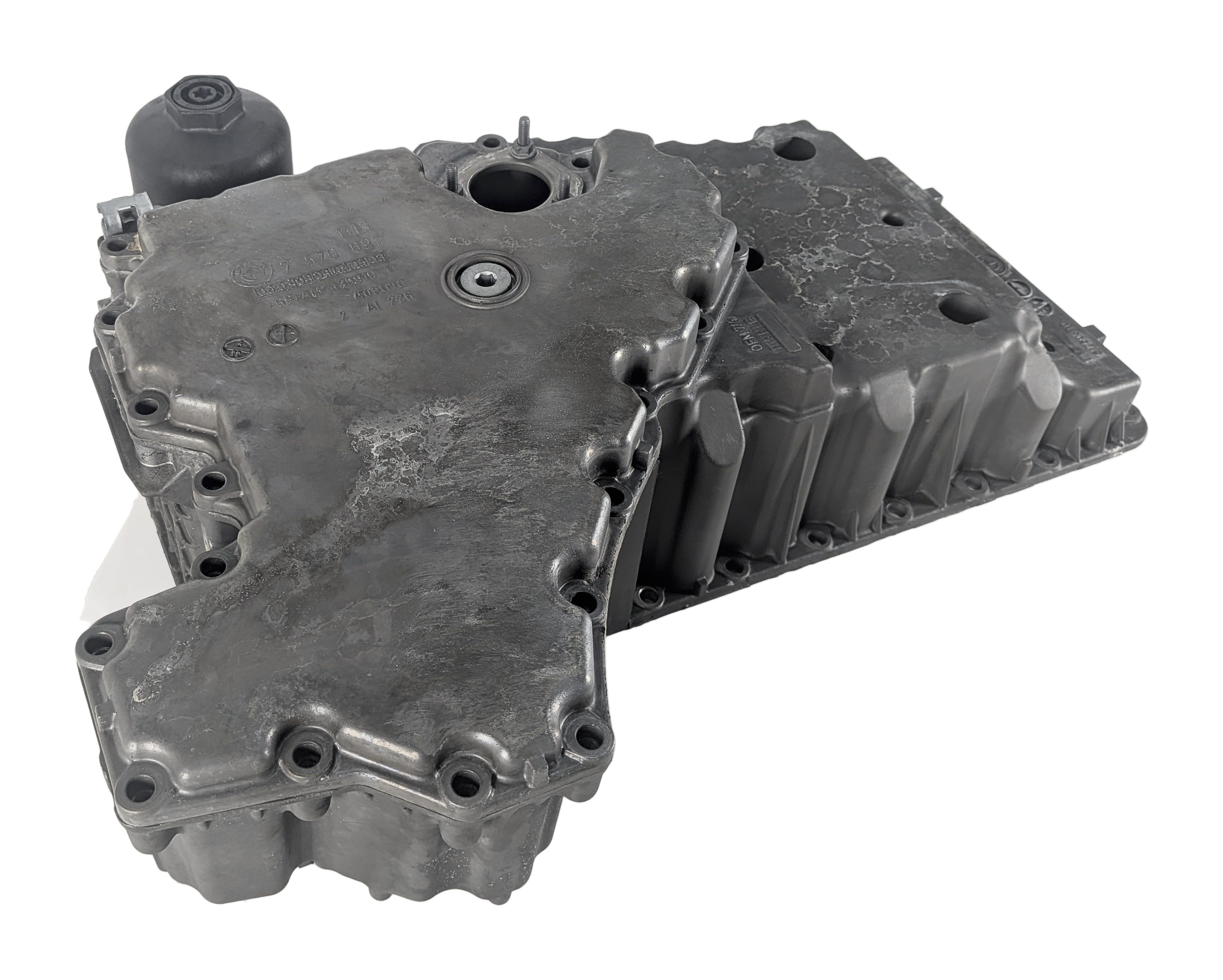09-19 BMW 550i 550iGT 650i 750i F01 F07 F10 RWD 4.4L N63 LOWER ENGINE OIL PAN — exact item pictured