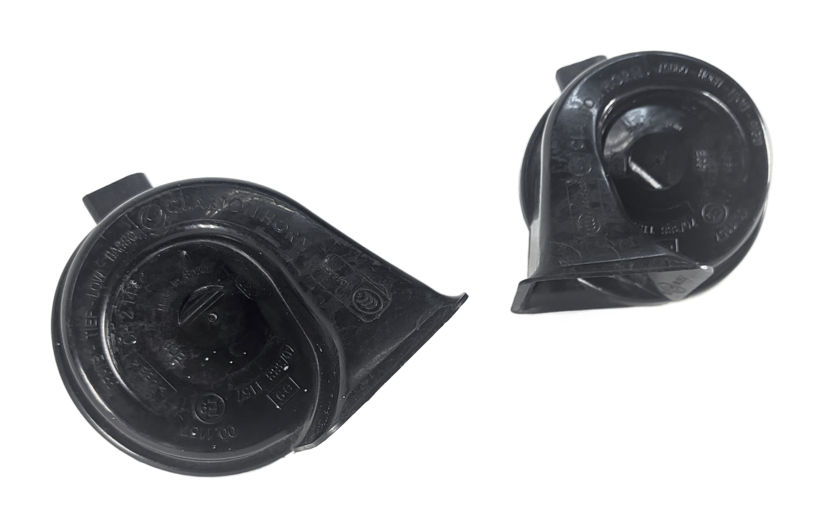 2009-2017 BMW 6 7 SERIES (F01 F06) HIGH & LOW TONE SAFETY HORN SET 2 — exact item pictured