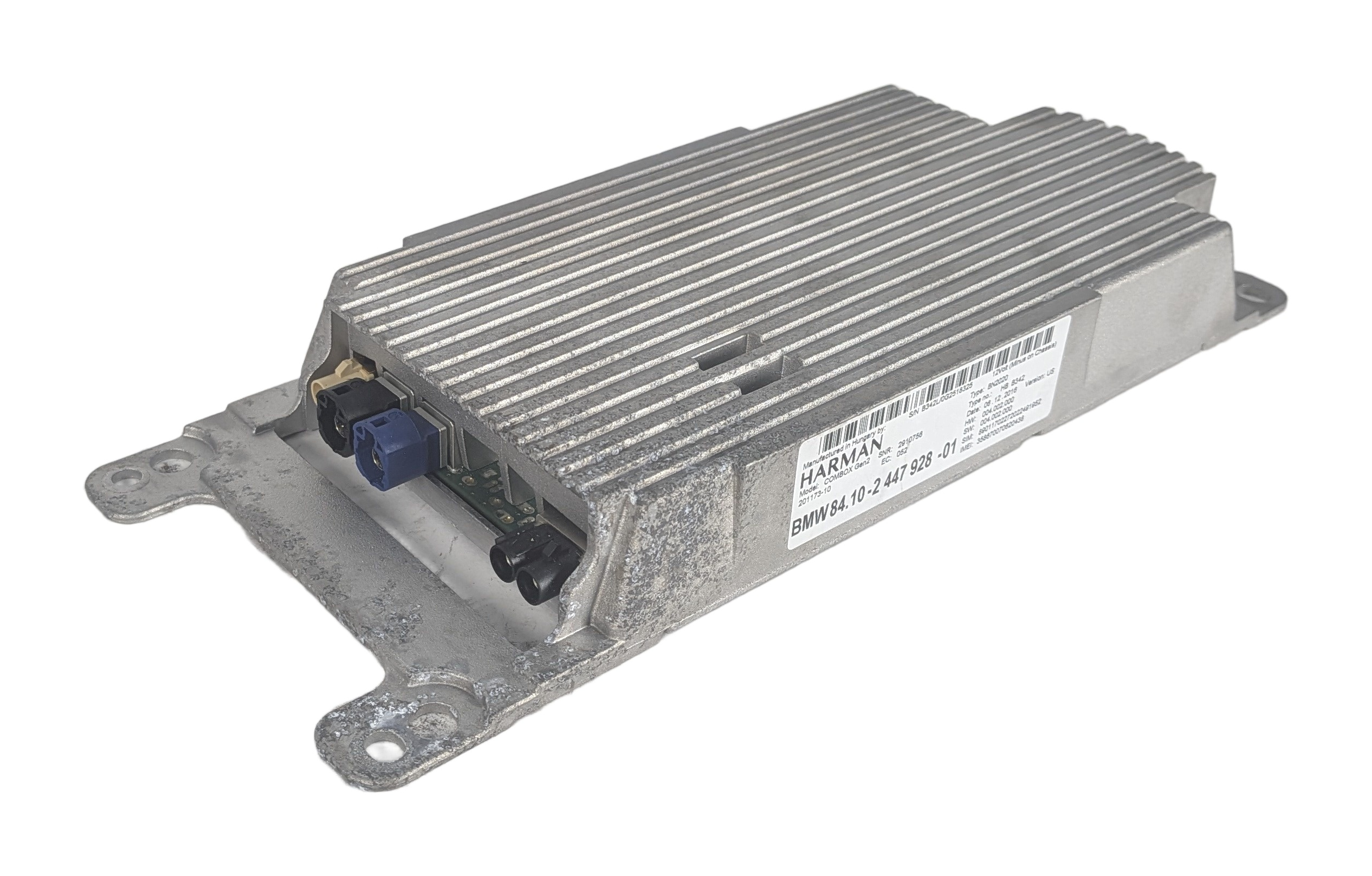 2013 BMW 650I GRAN COUPE F06 BLUETOOTH TELEMATICS COMBOX CONTROL MODULE — exact item pictured