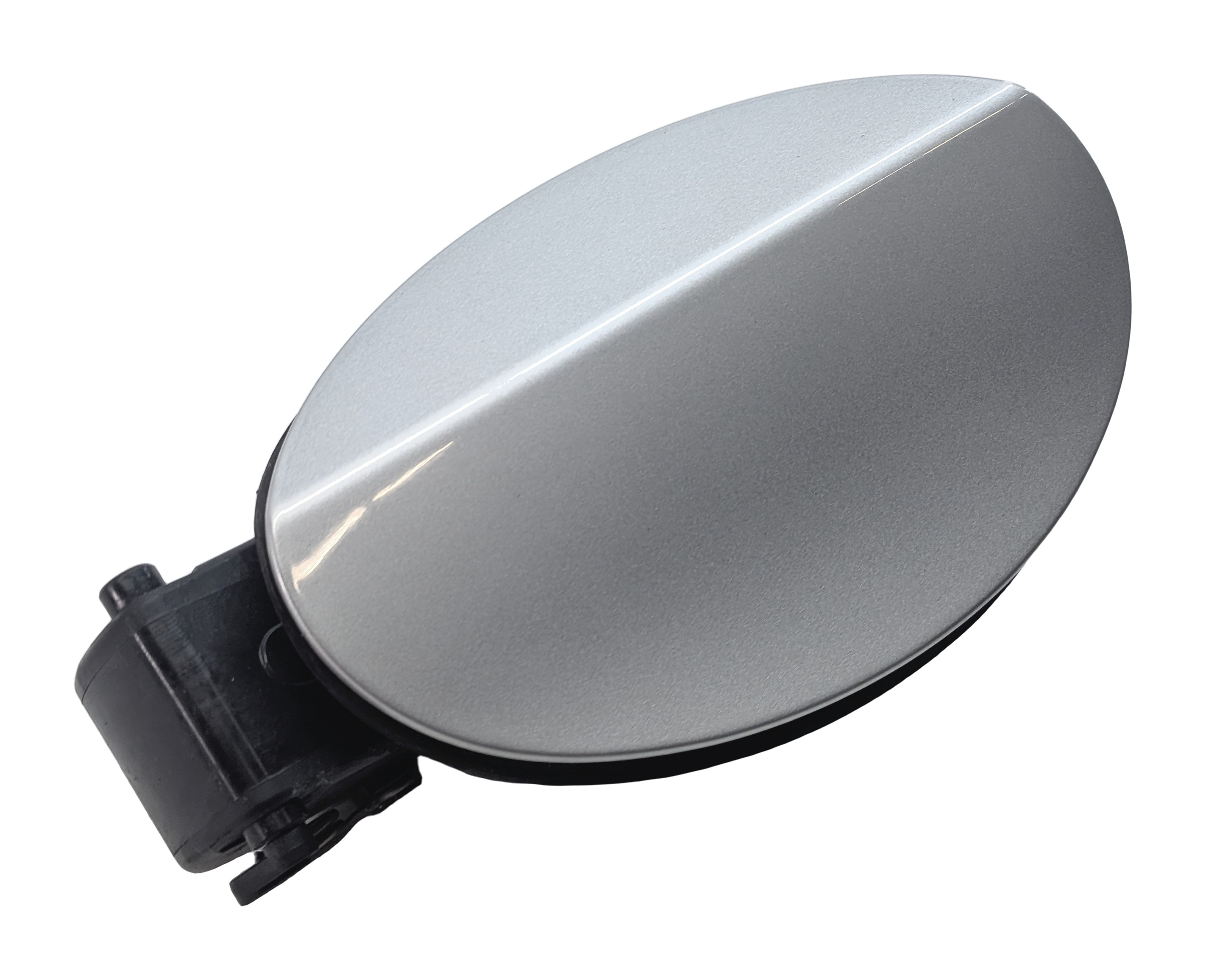 10-17 MERCEDES E-CLASS (W207) COUPE CONVERTIBLE FUEL TANK DOOR LID TRIM (Silver) — exact item pictured