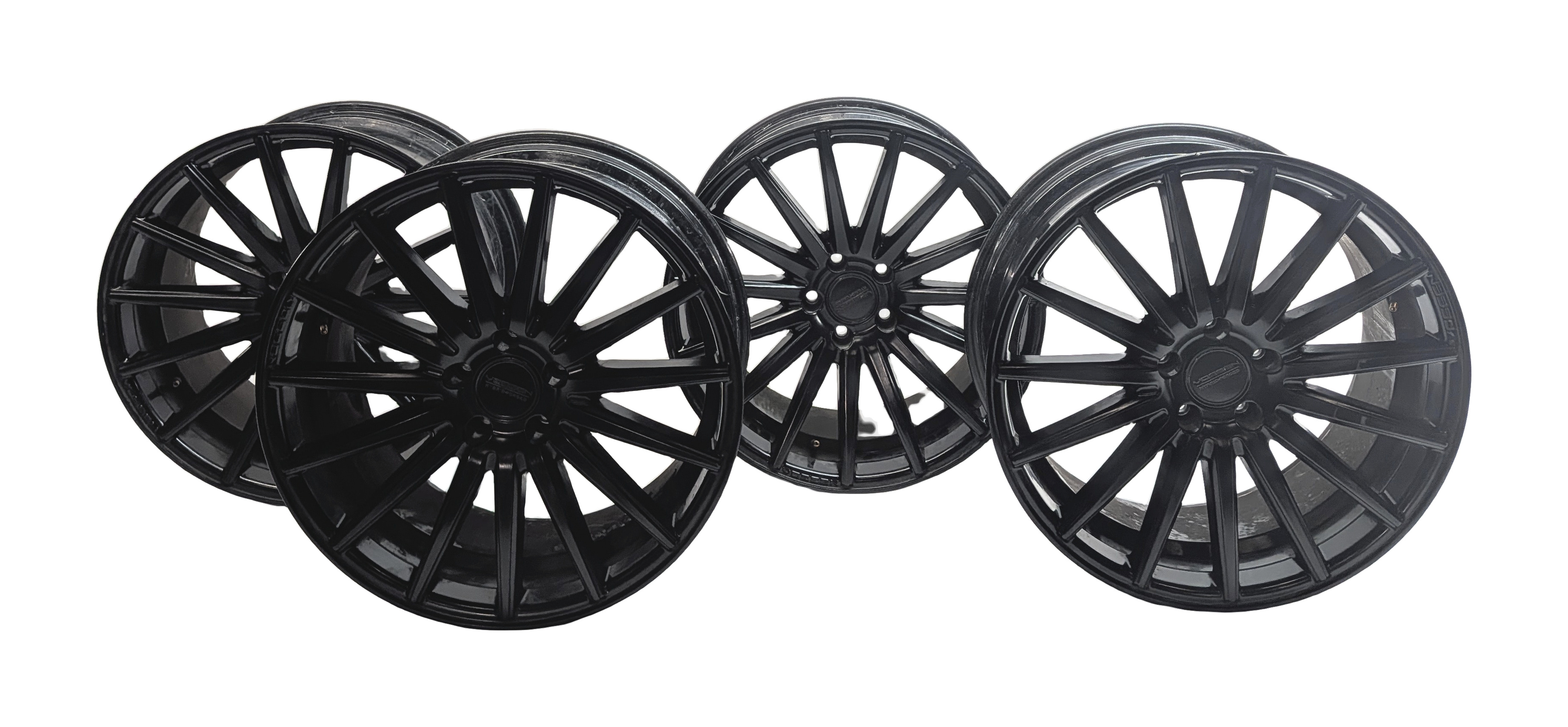 2016 MERCEDES E400 (C207) 19X9.5 19X8.5 VOSSEN HYBRID FORGED RIM SET/4 BLACK — exact item pictured