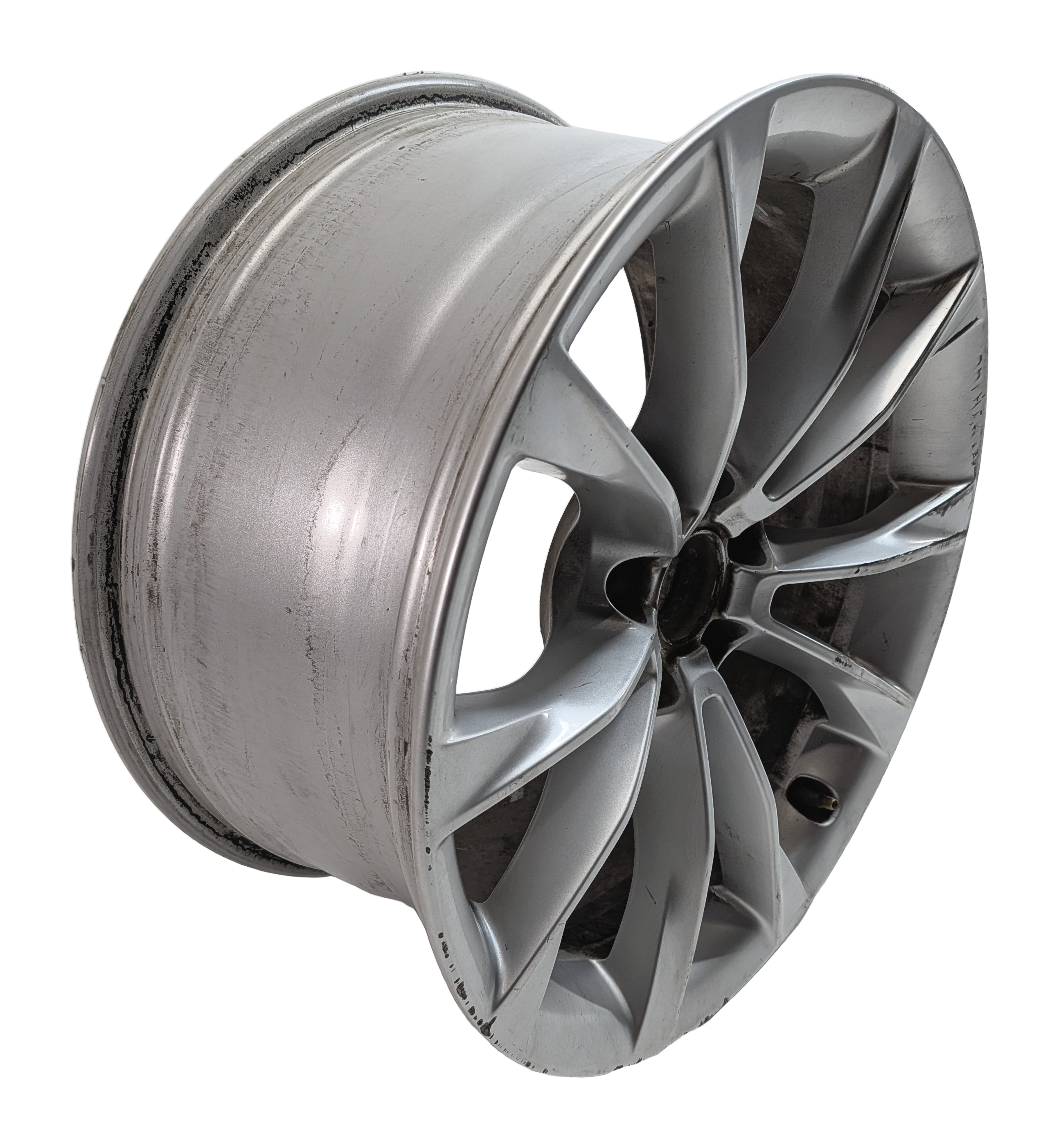 13-18 AUDI A5 S5 (B8 8T) 18x8 ALUMINUM ALLOY 5-SPOKE WHEEL RIM (DOUBLE SPOKE) — exact item pictured