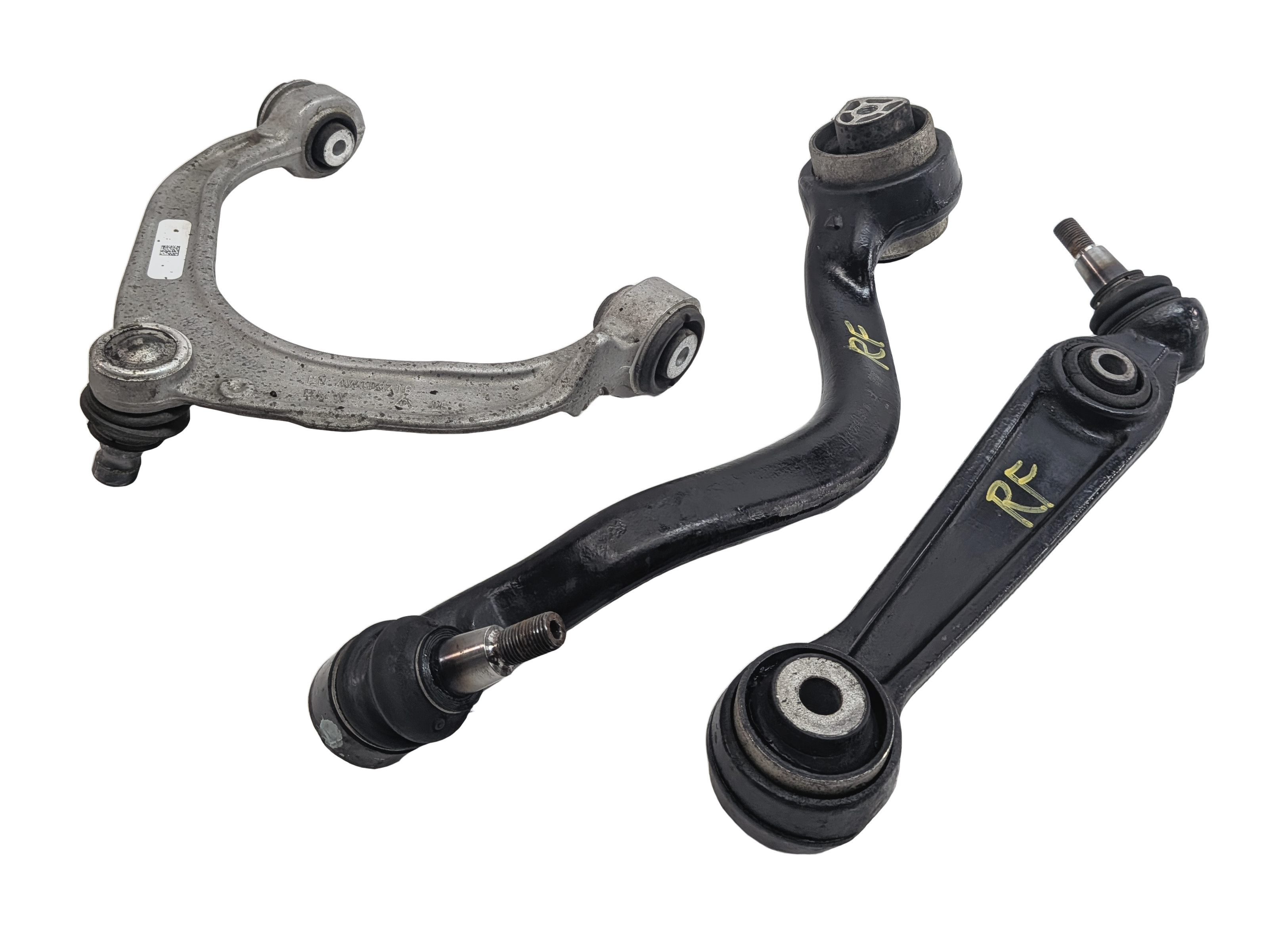 14-19 BMW X5 X6 (F15 F16) RIGHT FRONT PASSENGER CONTROL ARM SET-2 (w/o ACTIVE) — exact item pictured