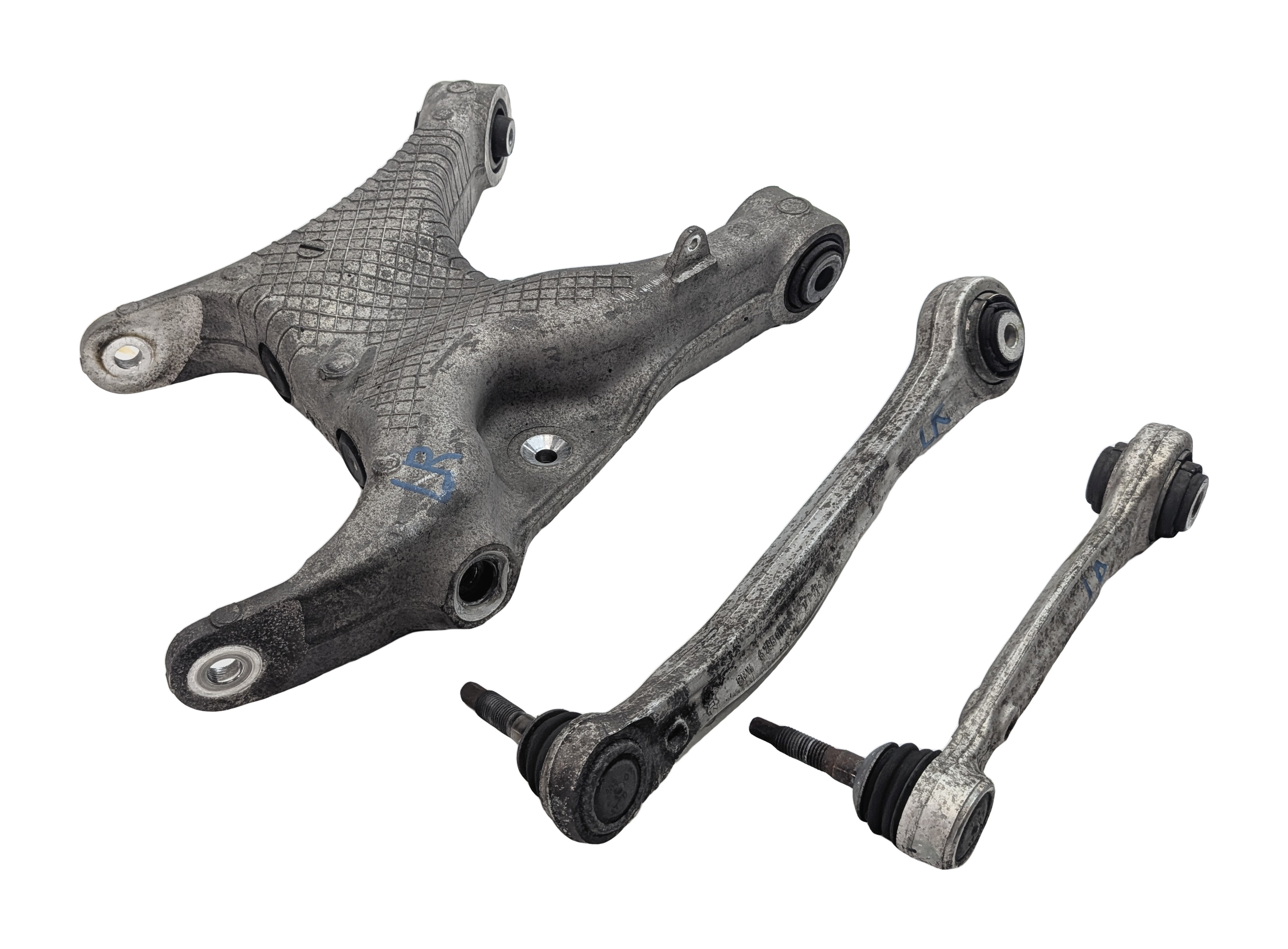 07-18 BMW X5 X5M X6 X6M (E70 E71 F15 F16 F85 F86) LEFT REAR CONTROL ARM SET-3 — exact item pictured