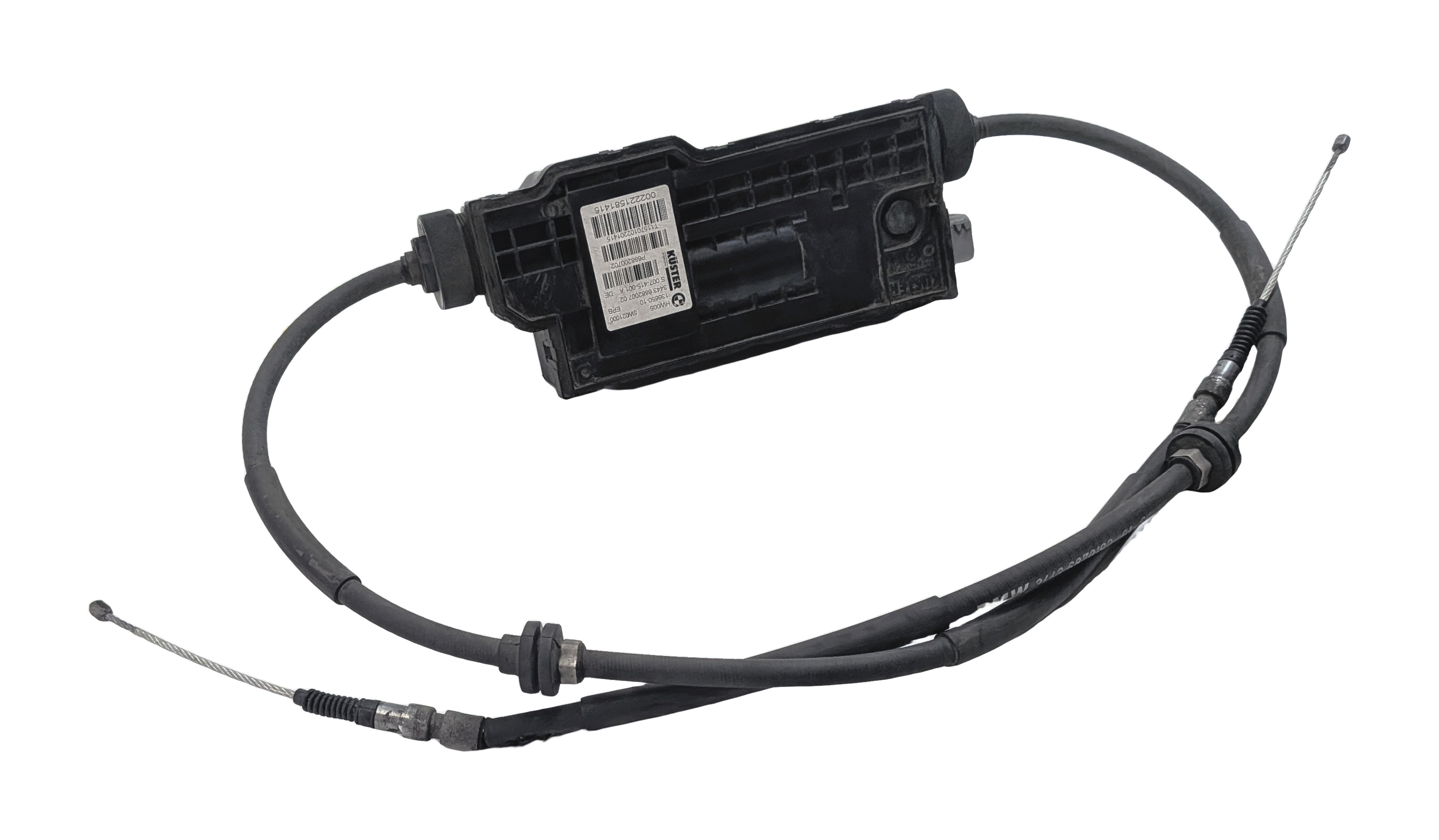 2017 BMW X5 (F15) ELECTRONIC PARK PARKING BRAKE EPB ACTUATOR MOTOR w/ CABLES — exact item pictured
