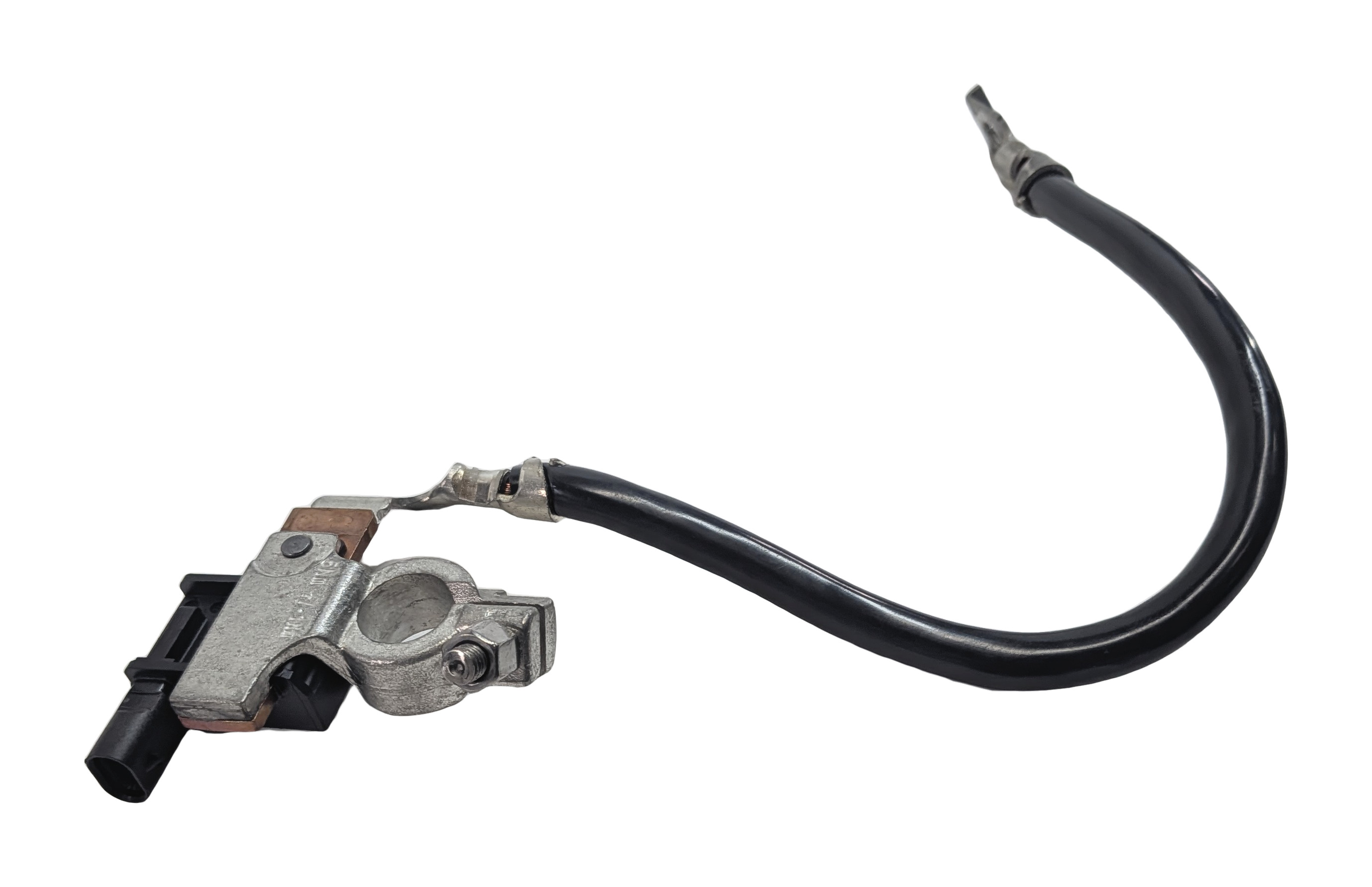 2017 BMW X5 (F15) 4.4L NEGATIVE GROUND BATTERY CABLE w/ IBS INTELLIGENT SENSOR — exact item pictured