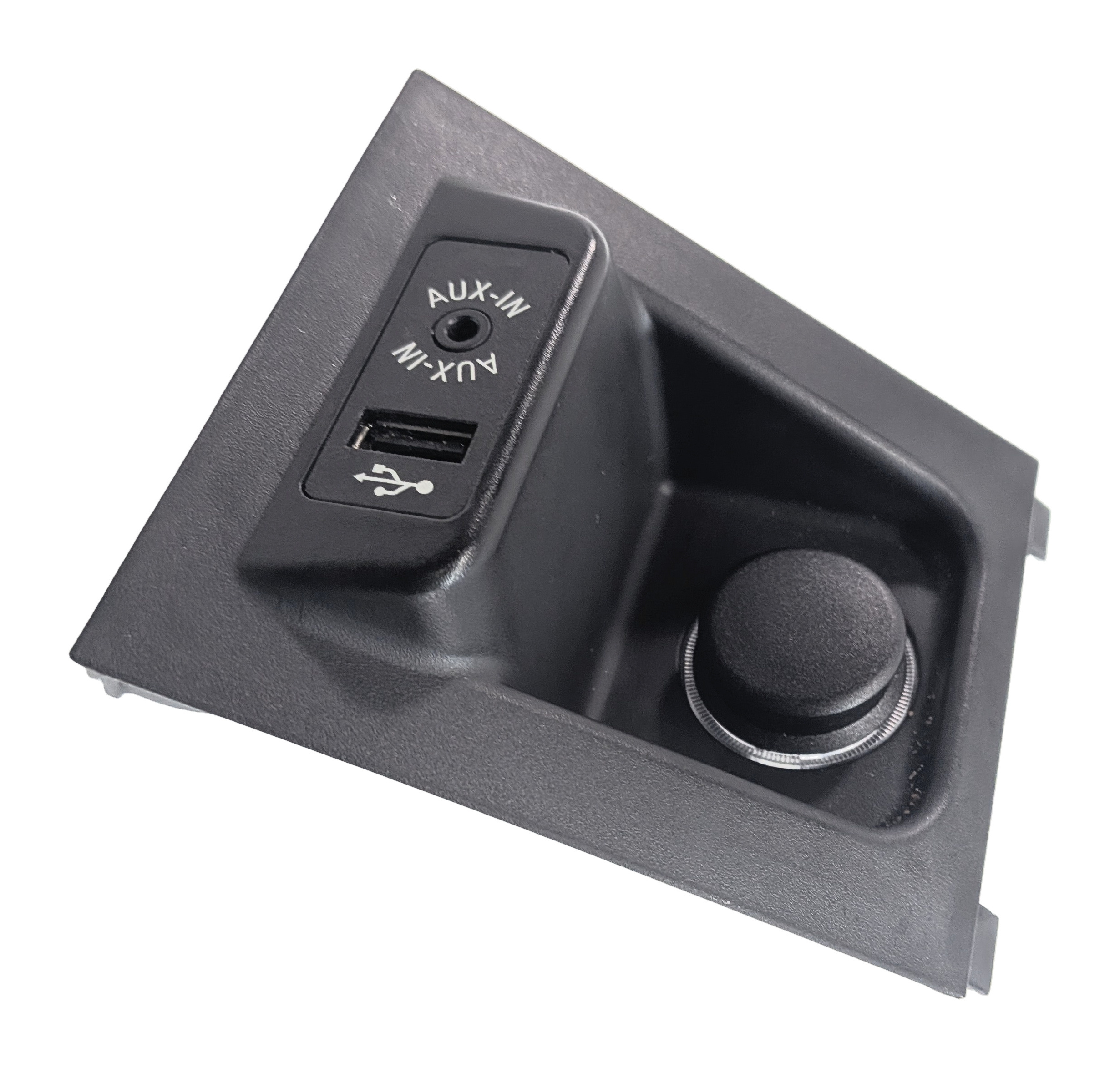 2017 BMW X5 (F15) CENTER CONSOLE USB AUX POWER OUTLET INSERT TRIM — exact item pictured