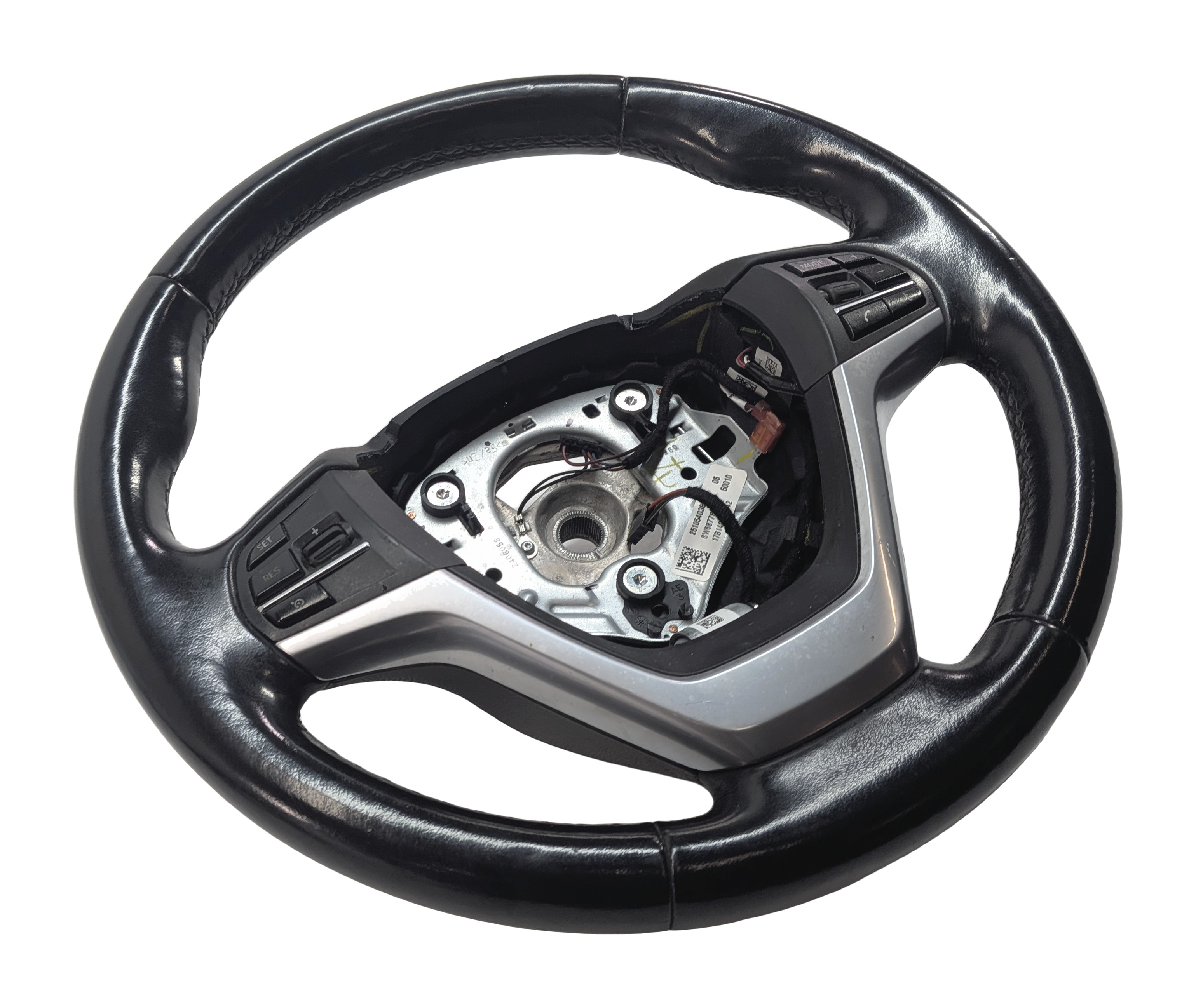 14-18 BMW X5 X6 F15 F16 SPORT HEATED STEERING WHEEL w/o PADDLES (Black) — exact item pictured