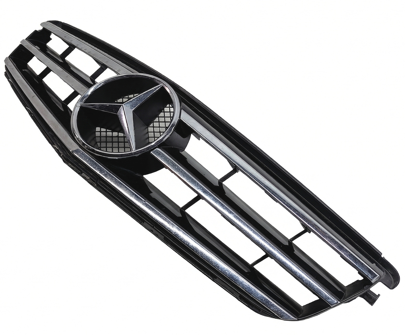 2012-2015 MERCEDES C250 C350 (C204) COUPE FRONT UPPER HOOD VENT GRILLE TRIM — exact item pictured