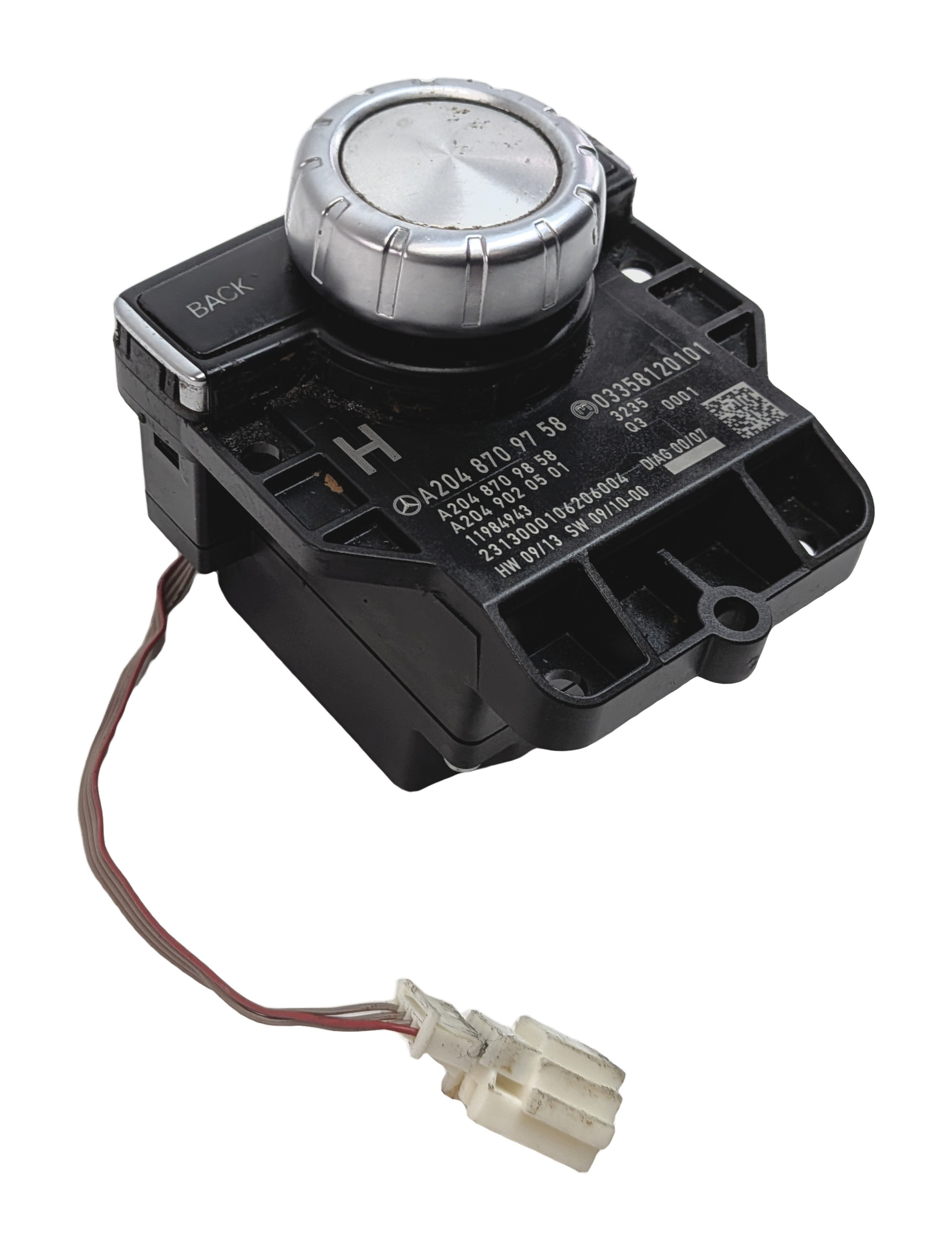 2012-2015 MERCEDES C E GLK (W204 W212 X204) iDRIVE MULTIMEDIA SWITCH KNOB BUTTON — exact item pictured