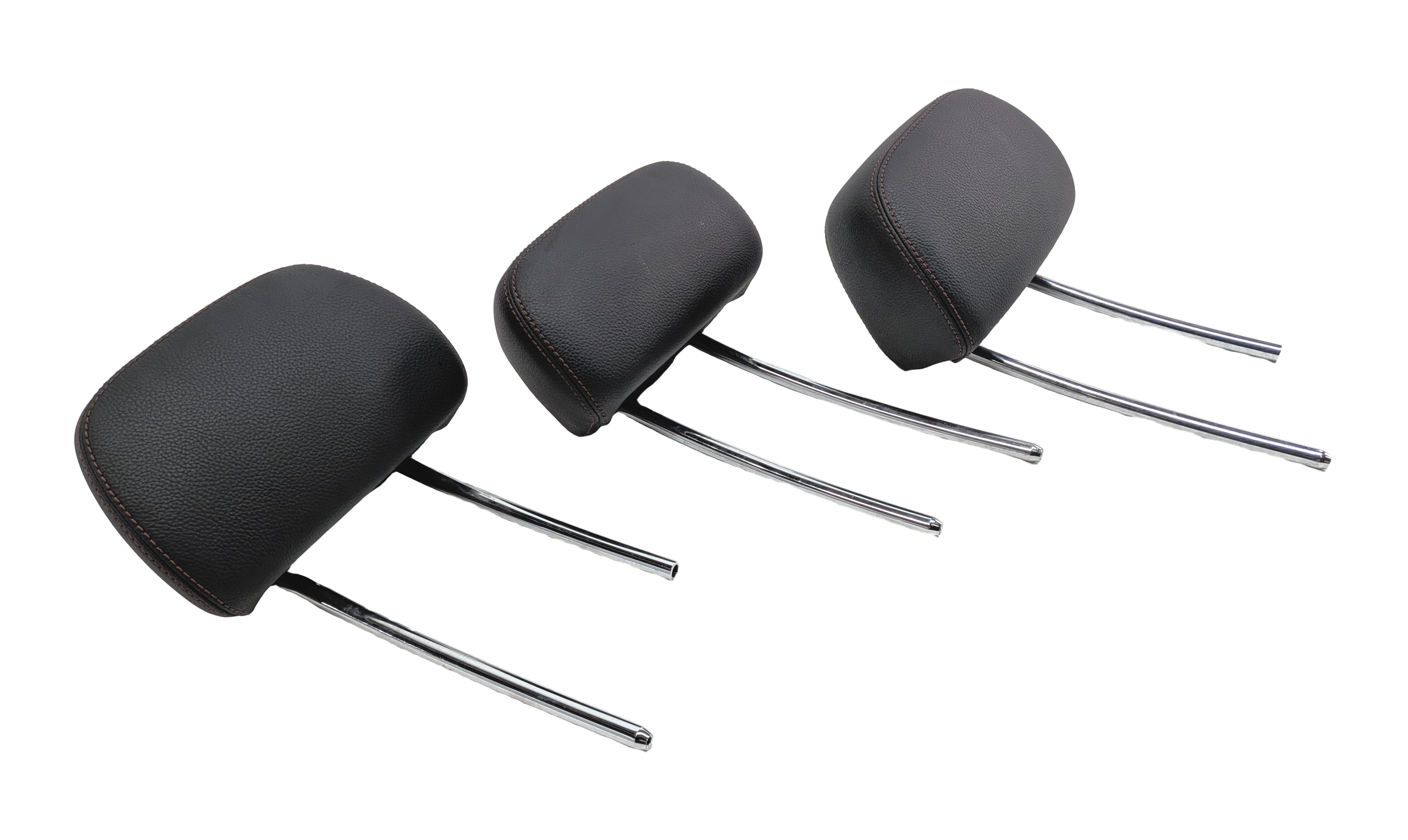 2012-2015 MERCEDES C250 C350 C63 AMG (C204) REAR HEADREST SET/3 (Black) — exact item pictured