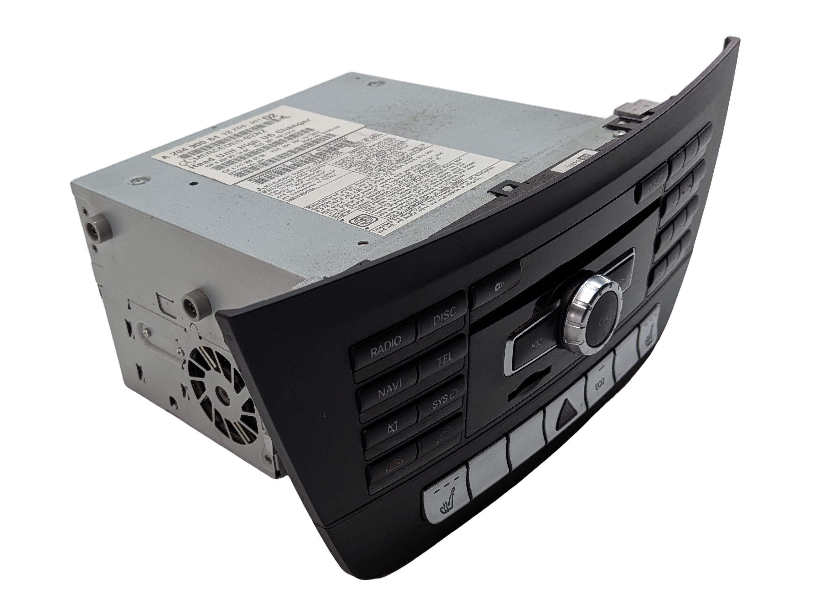 14-15 MERCEDES C-CLASS W204 STEREO RADIO RECEIVER CD PLAYER w/ REAL TIME TRAFFIC — exact item pictured