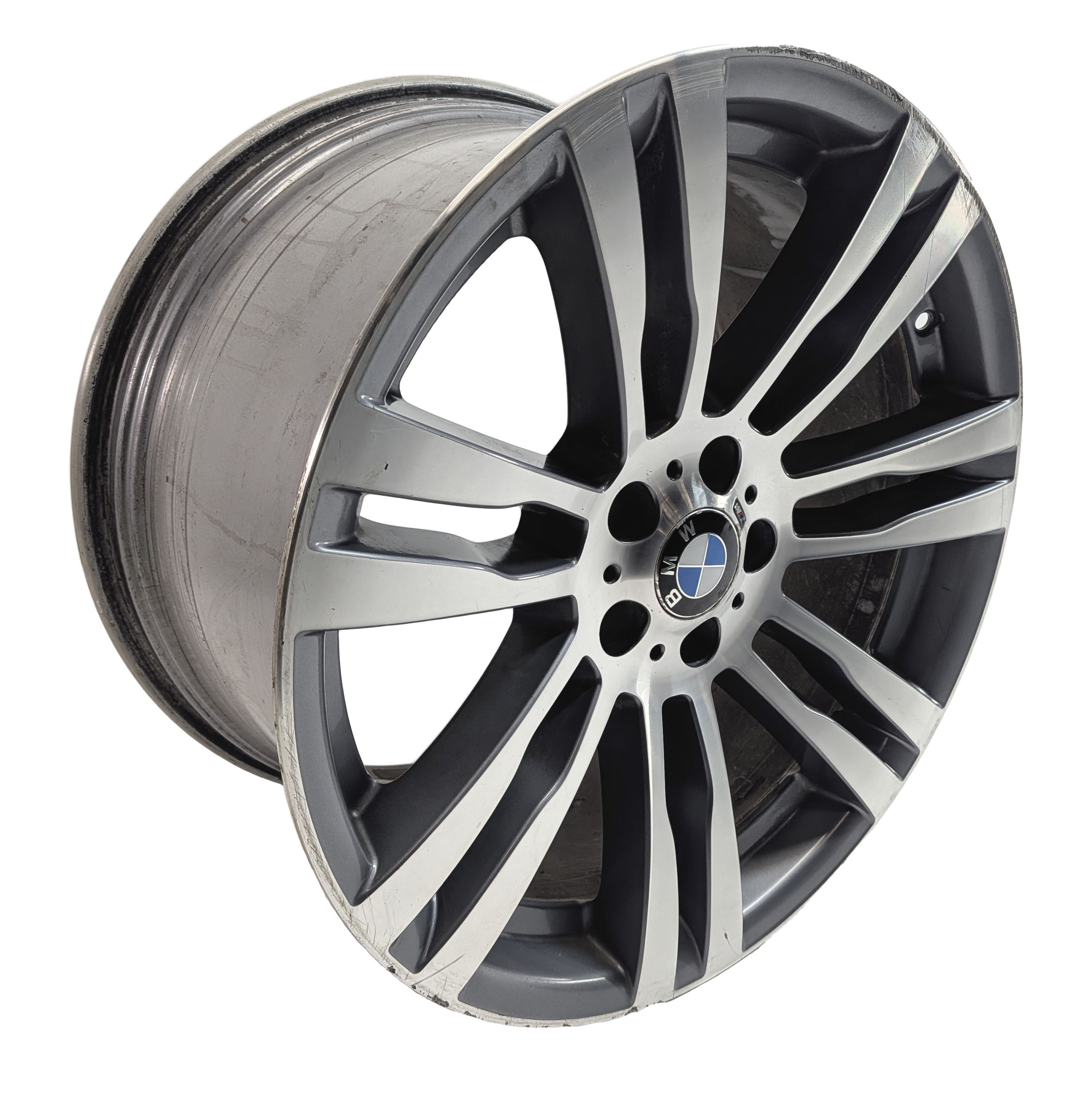2011-2013 BMW X5 (E70) 20X11 ALUMINUM 14 (7 DOUBLE) SPOKE PAINTED WHEEL RIM — exact item pictured