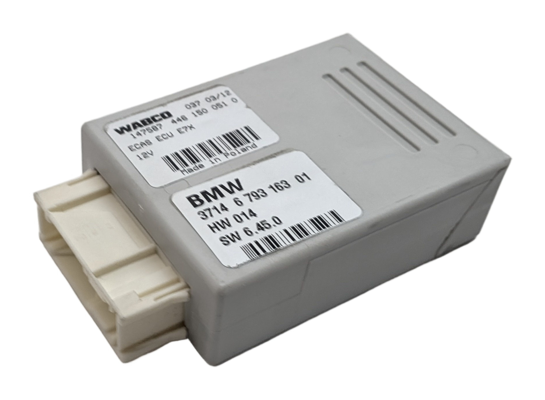2007-2014 BMW X5 X5M X6 X6M (E70 E71 E72) AIR SUSPENSION CONTROL MODULE — exact item pictured