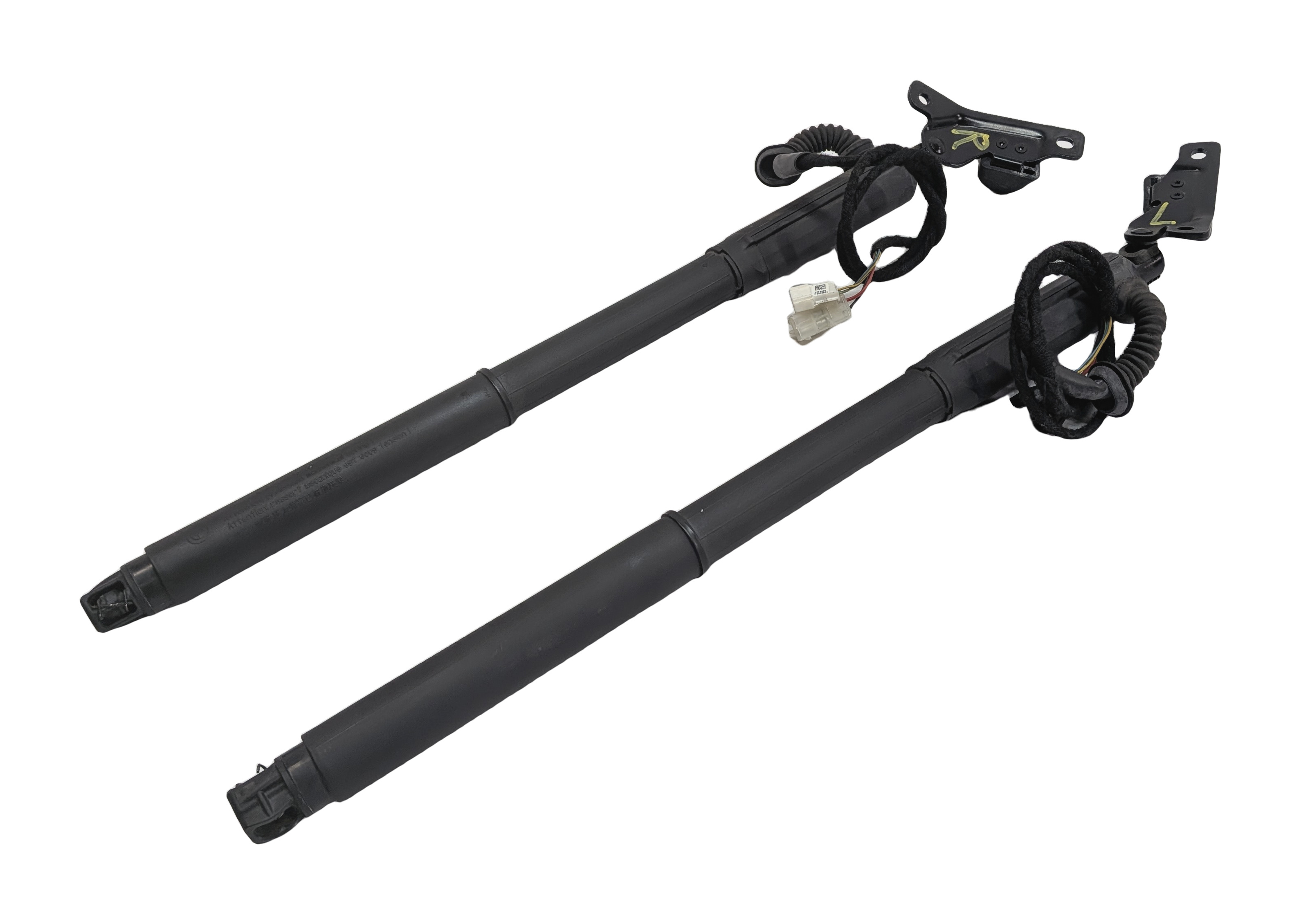 2007-2013 BMW X5 (E70) REAR HATCH TRUNK SPINDLE DRIVE ELECTRIC SHOCK STRUT SET-2 — exact item pictured