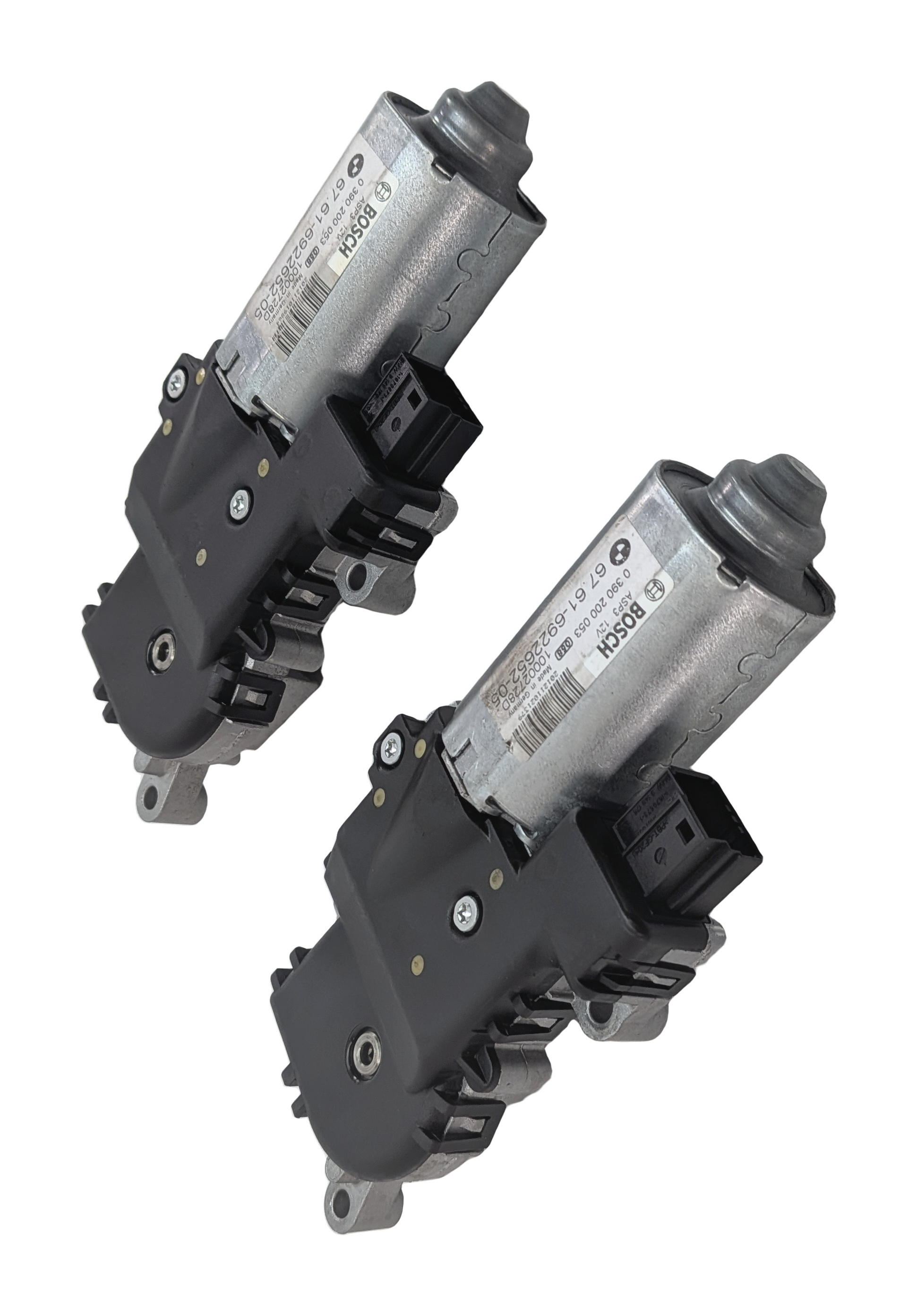 04-13 BMW X5 E53 E70 04-11 X3 (F25) PANORAMIC GLASS SUNROOF SUN ROOF MOTOR SET 2 — exact item pictured