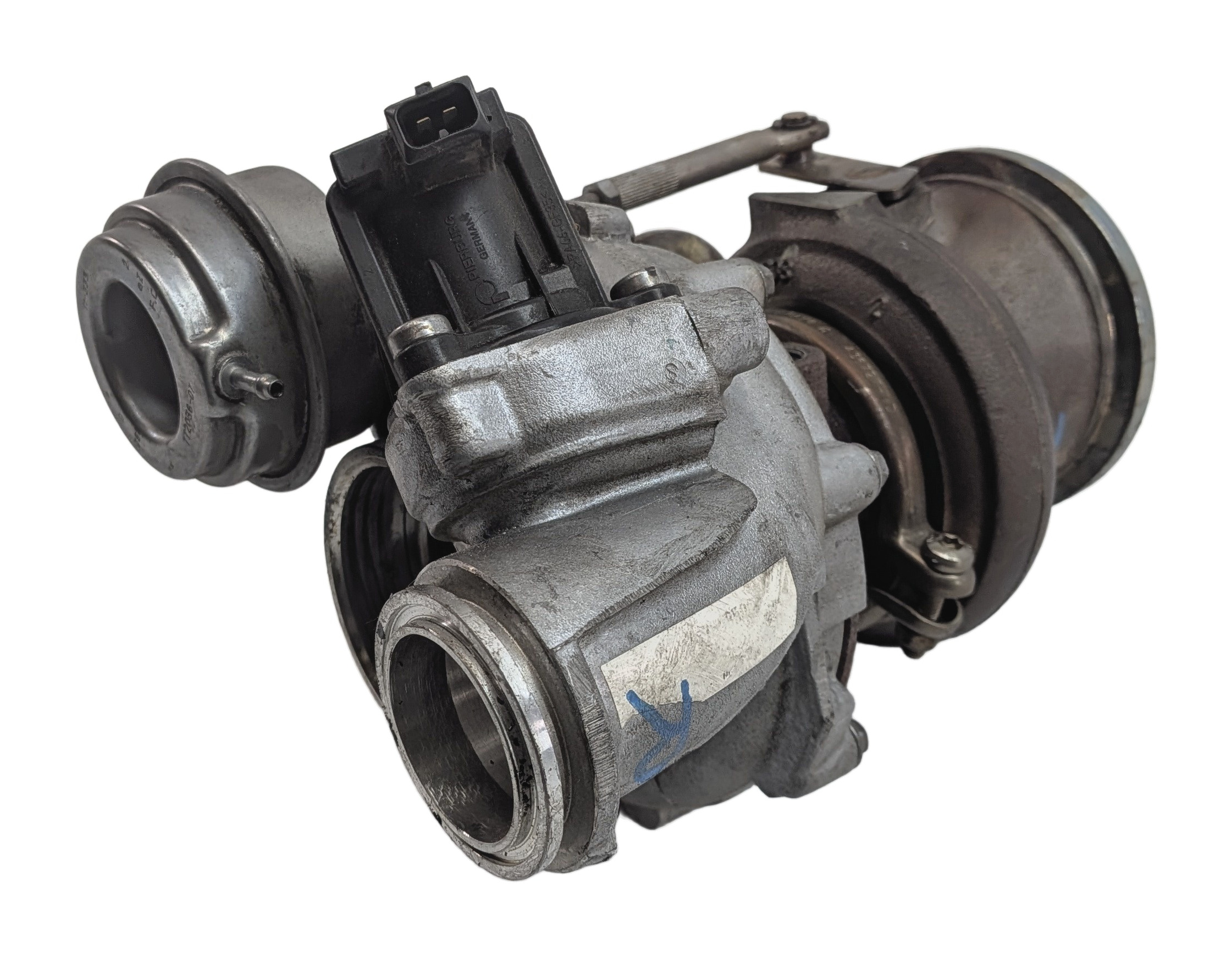 08-14 BMW 550i 750i X5 X6 (E70 E71 F01 F10) 4.4L N63 ENGINE RIGHT TURBOCHARGER — exact item pictured