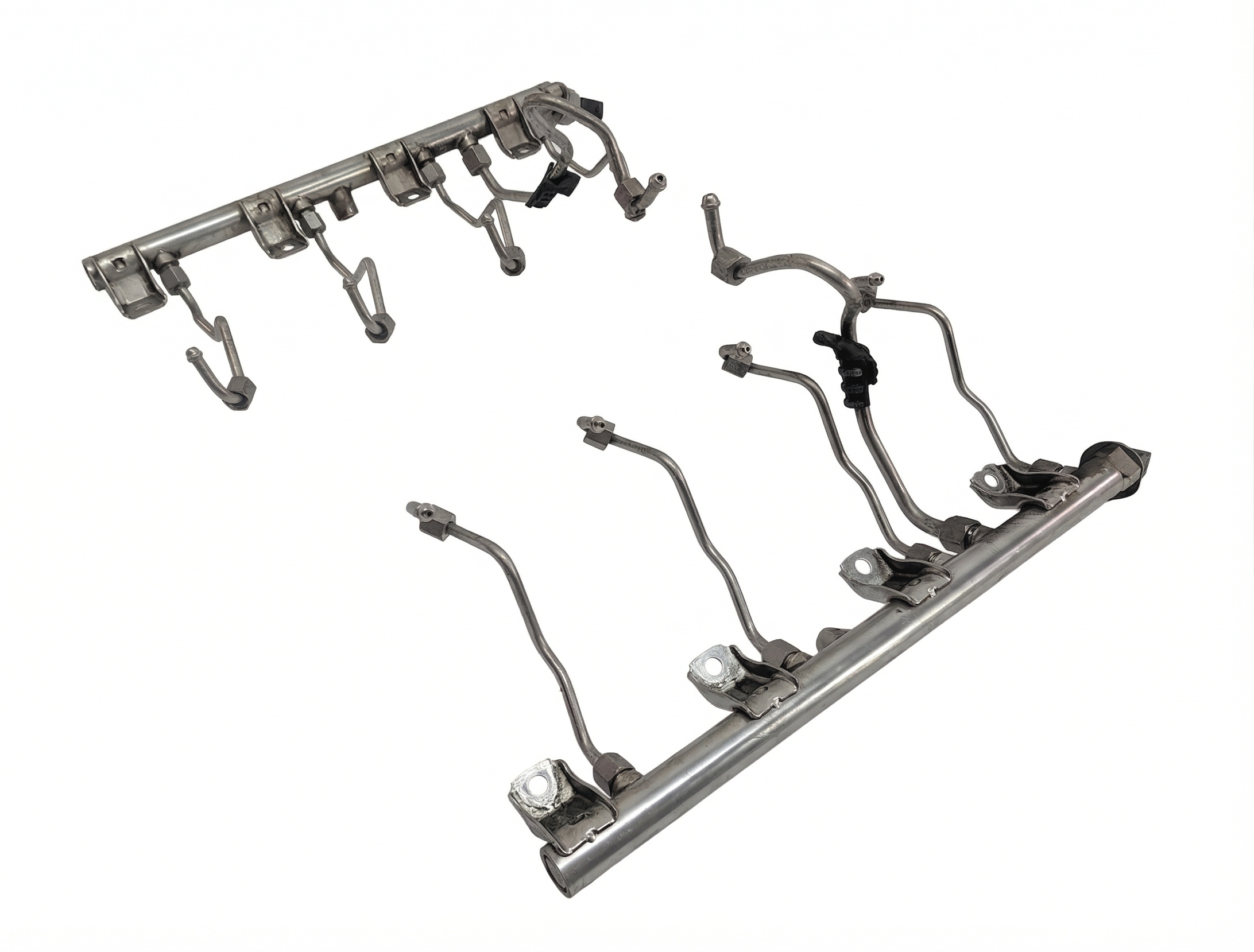2012 BMW X5 (E70) 4.4L (N63) ENGINE FUEL RAIL INJECTOR ASSEMBLY SET/2 — exact item pictured