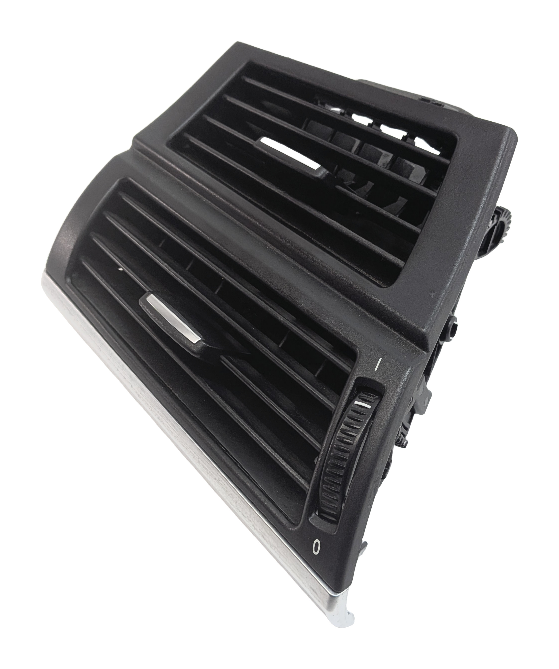 2012 BMW X5 (E70) FRONT LEFT DRIVER DASH HEAT AIR AC VENT GRILLE (Black) — exact item pictured