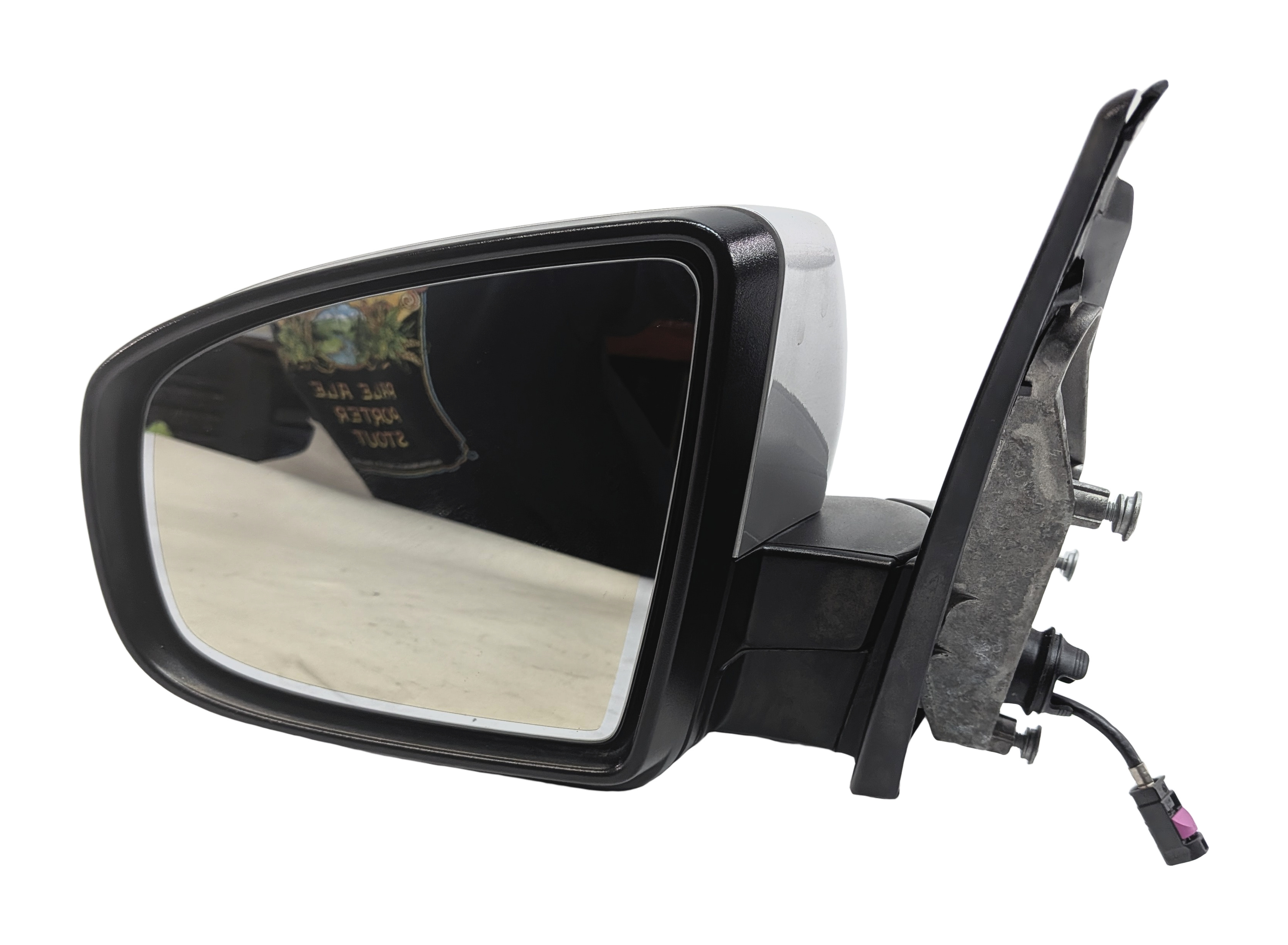 2010-2013 BMW X5 (E70) LEFT PFOLD MEM AUTODIM CAMERA HEATED DOOR MIRROR (Silver) — exact item pictured