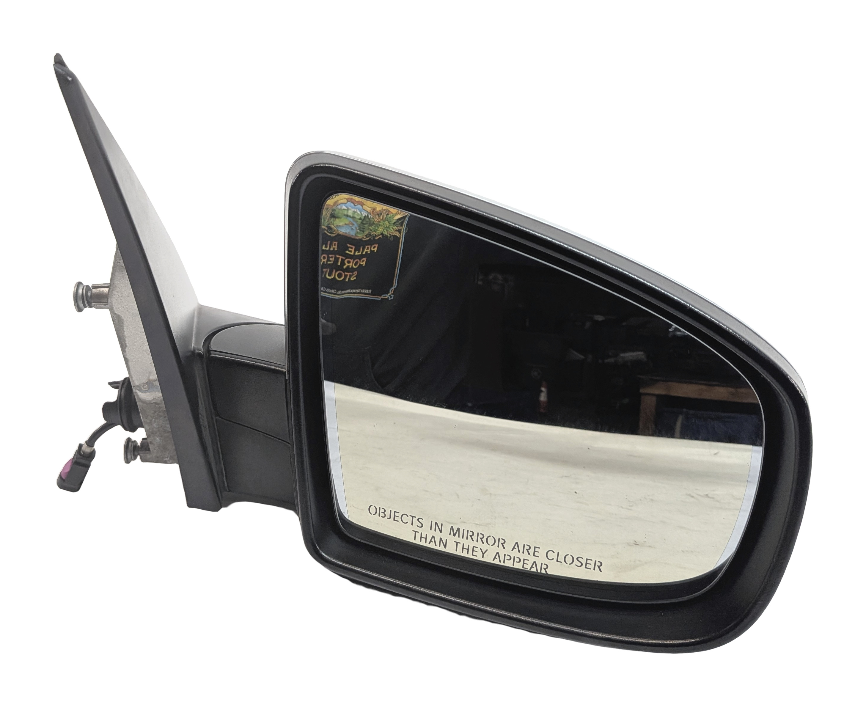 10-13 BMW X5 (E70) RIGHT P-FOLD MEM AUTODIM CAMERA HEATED DOOR MIRROR (Silver) — exact item pictured