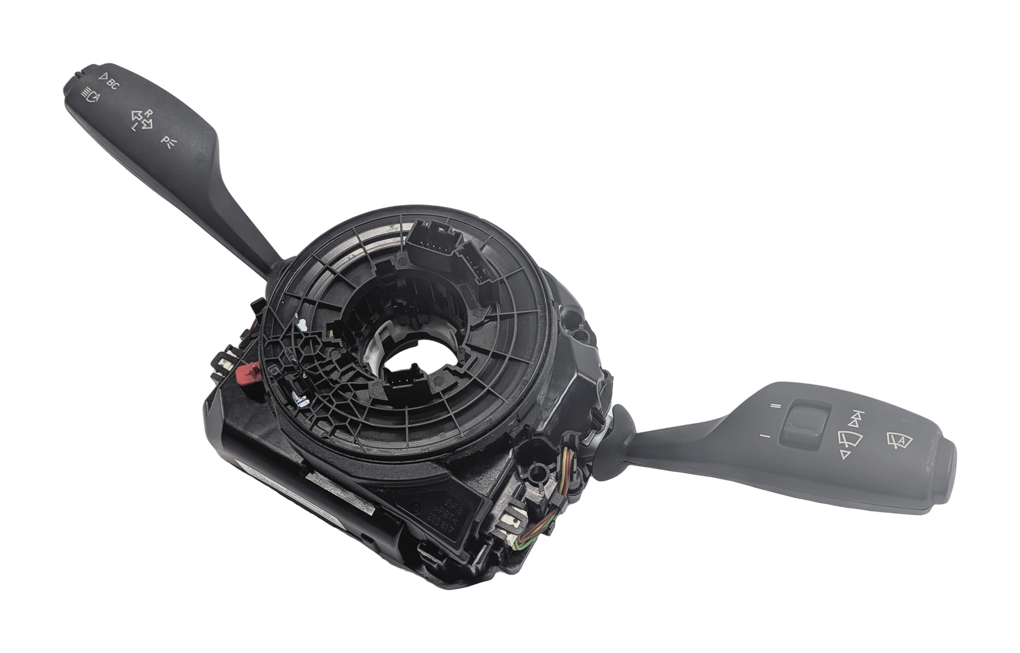 09-17 BMW 5 6 7 (F01 F10 F12) TURN SIGNAL WIPER CLOCKSPRING COMBINATION SWITCH — exact item pictured