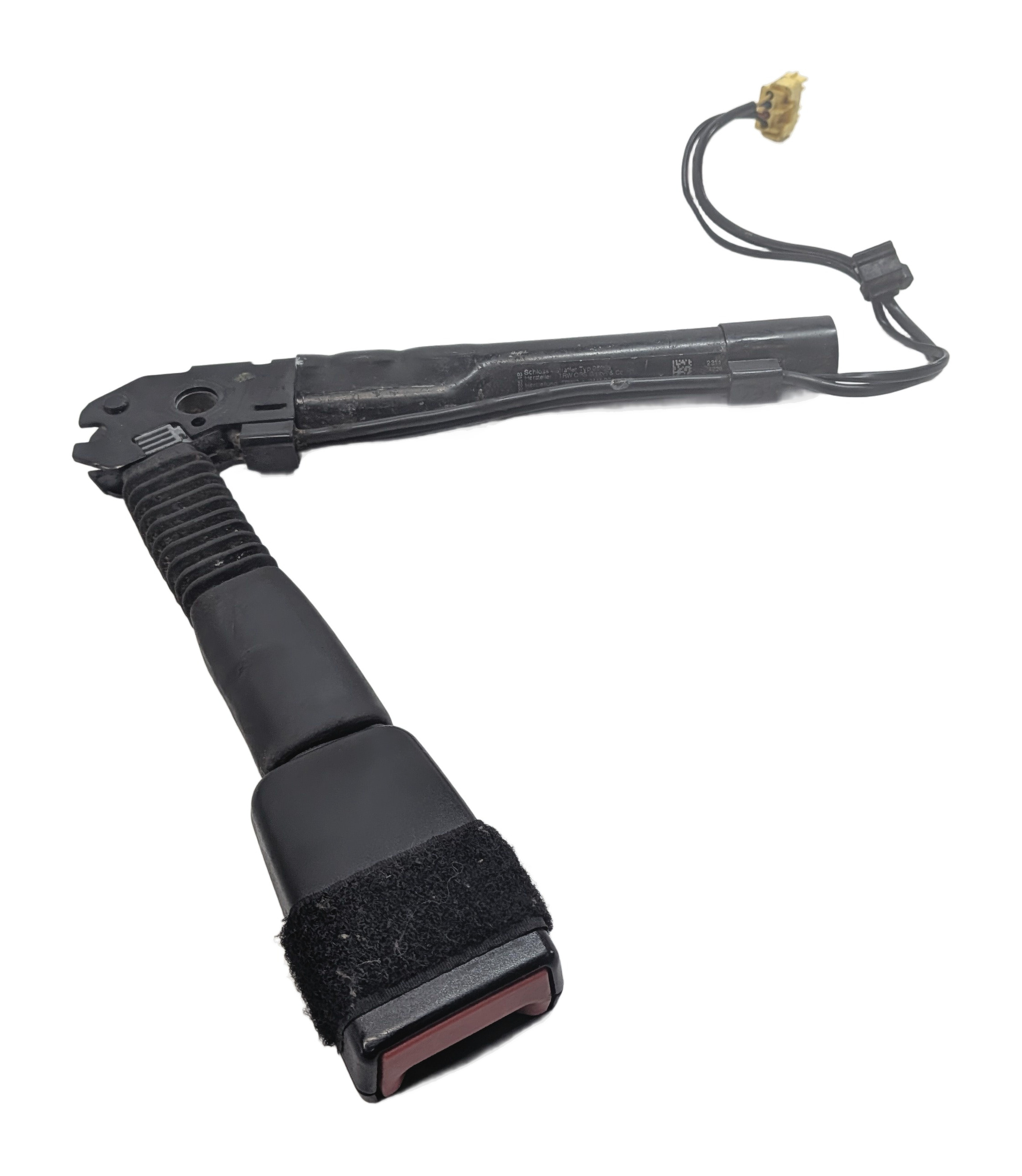 12-19 BMW 4 6 SERIES M4 M6 F06 F12 F13 F32 RIGHT FRONT SEATBELT RECEIVER (Black) — exact item pictured