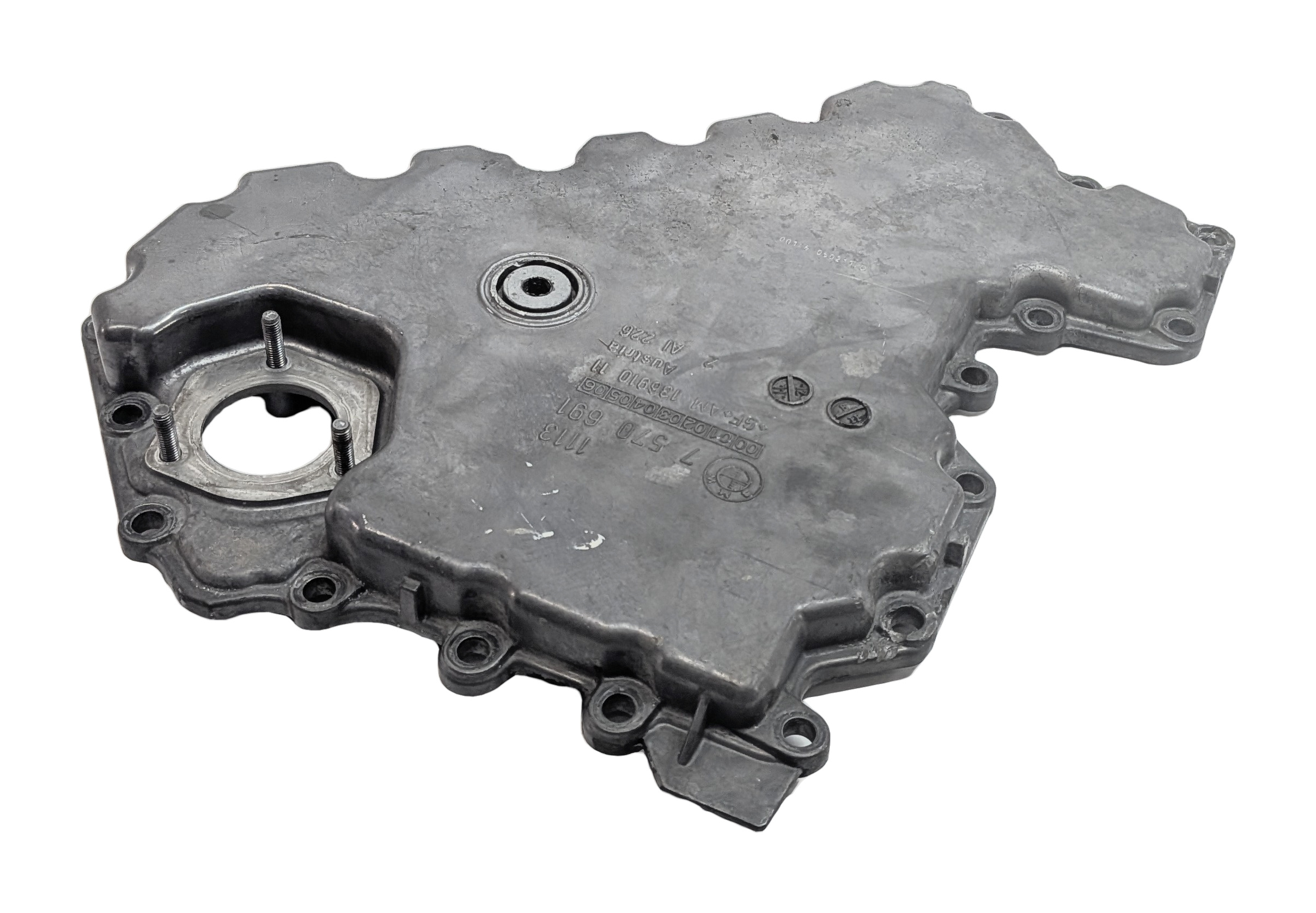 09-19 BMW 550i 550iGT 650i 750i F01 F07 F10 RWD 4.4L N63 LOWER ENGINE OIL PAN — exact item pictured