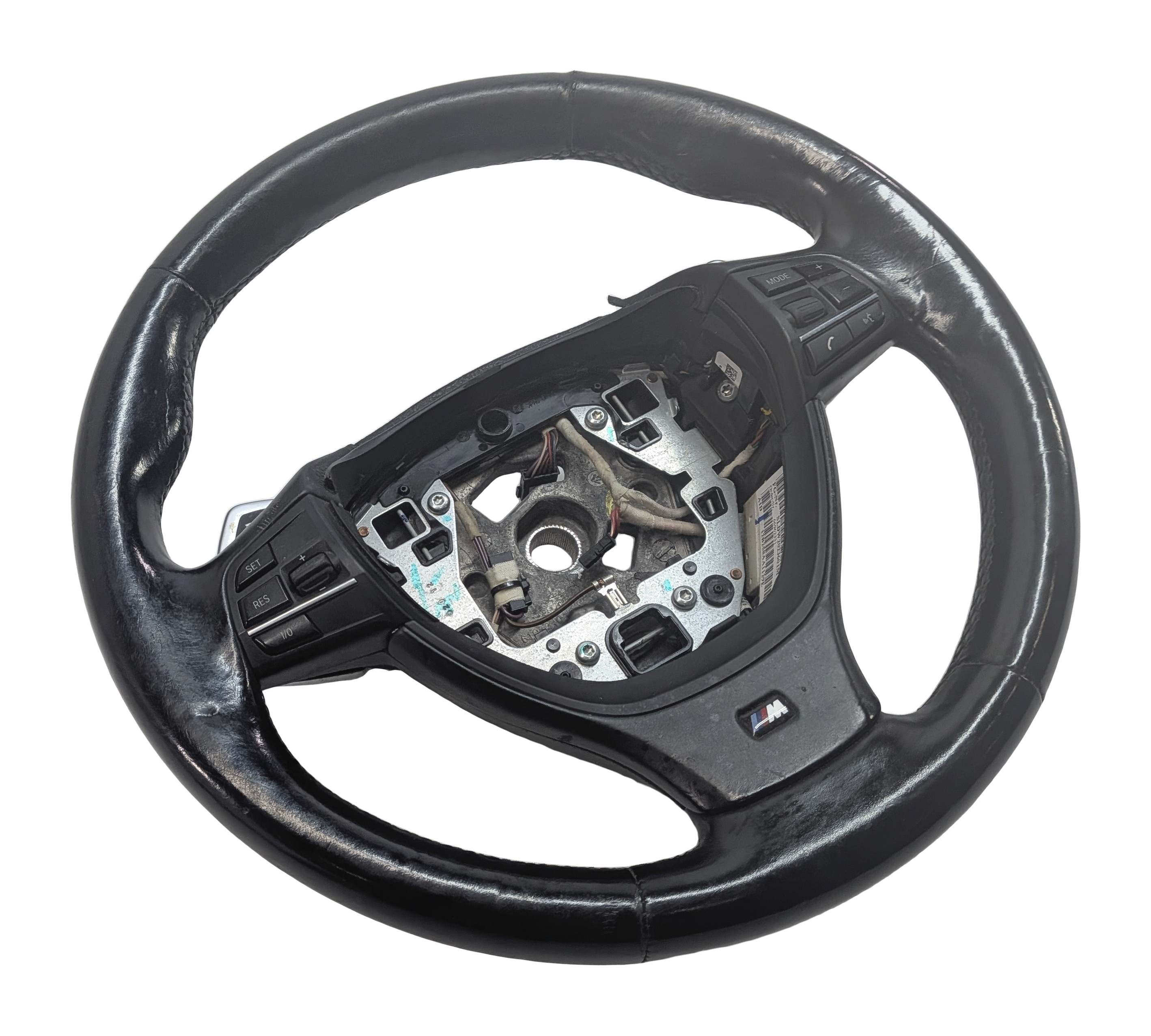 11-13 BMW 5 6 7 F10 F06 F01 3 SPOKE w/ LANE DEPART HEATED STEERING WHEEL (Black) — exact item pictured