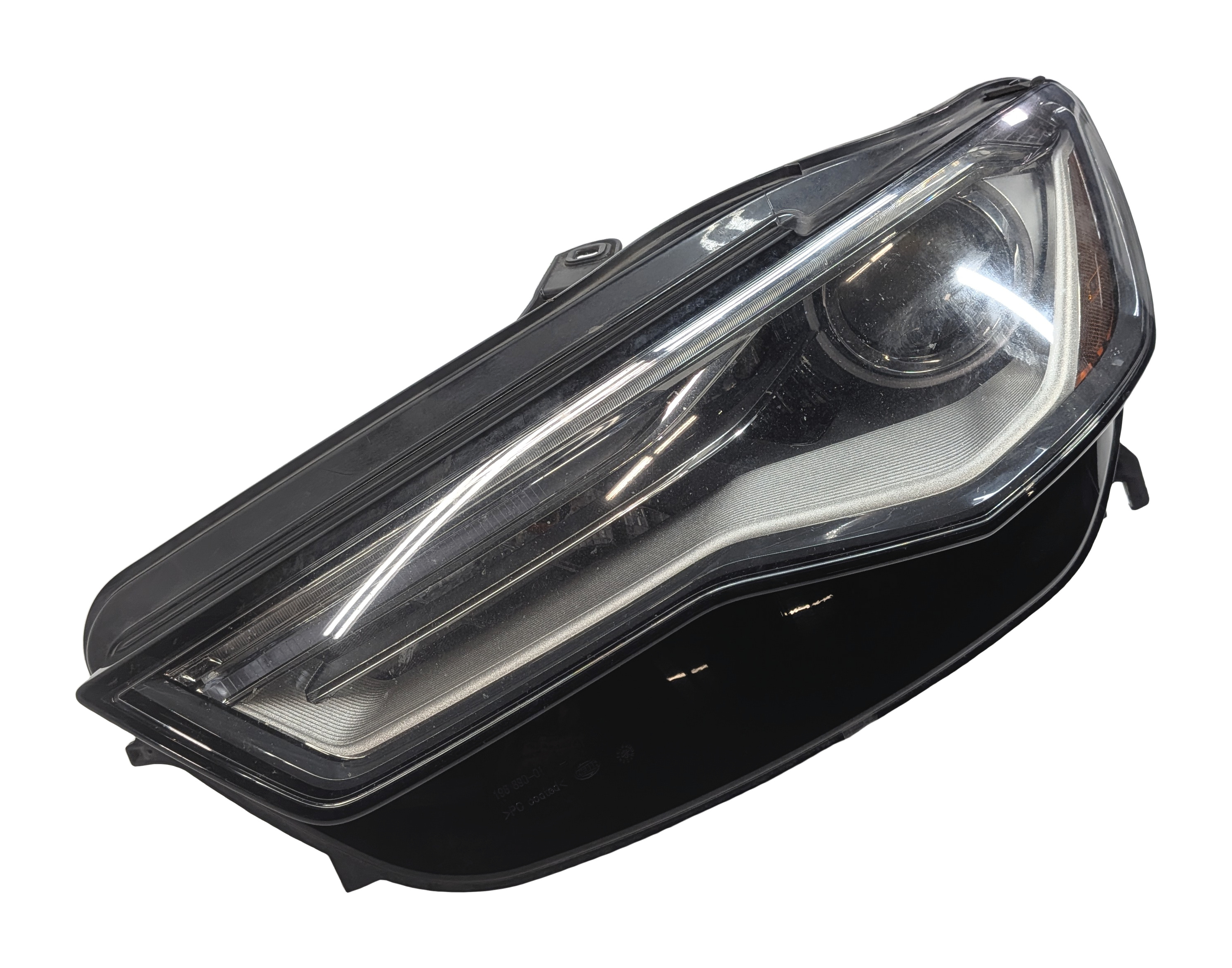 16-18 AUDI A6 S6 C7 4G8 FRONT LEFT DRIVER SELF ADJUST XENON HEADLIGHT w/ LED DRL — exact item pictured
