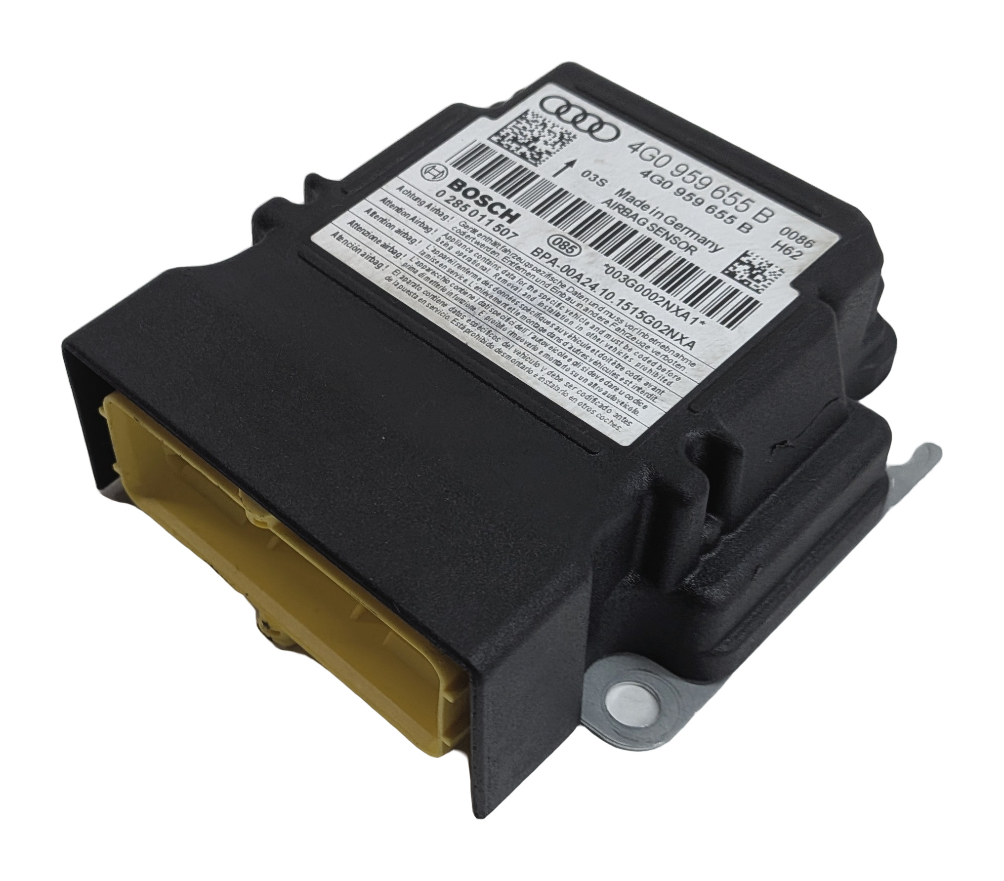15-17 AUDI A6 A7 S6 S7 (C7 4G8) SRS SAFETY BAGG CONTROL MODULE — exact item pictured