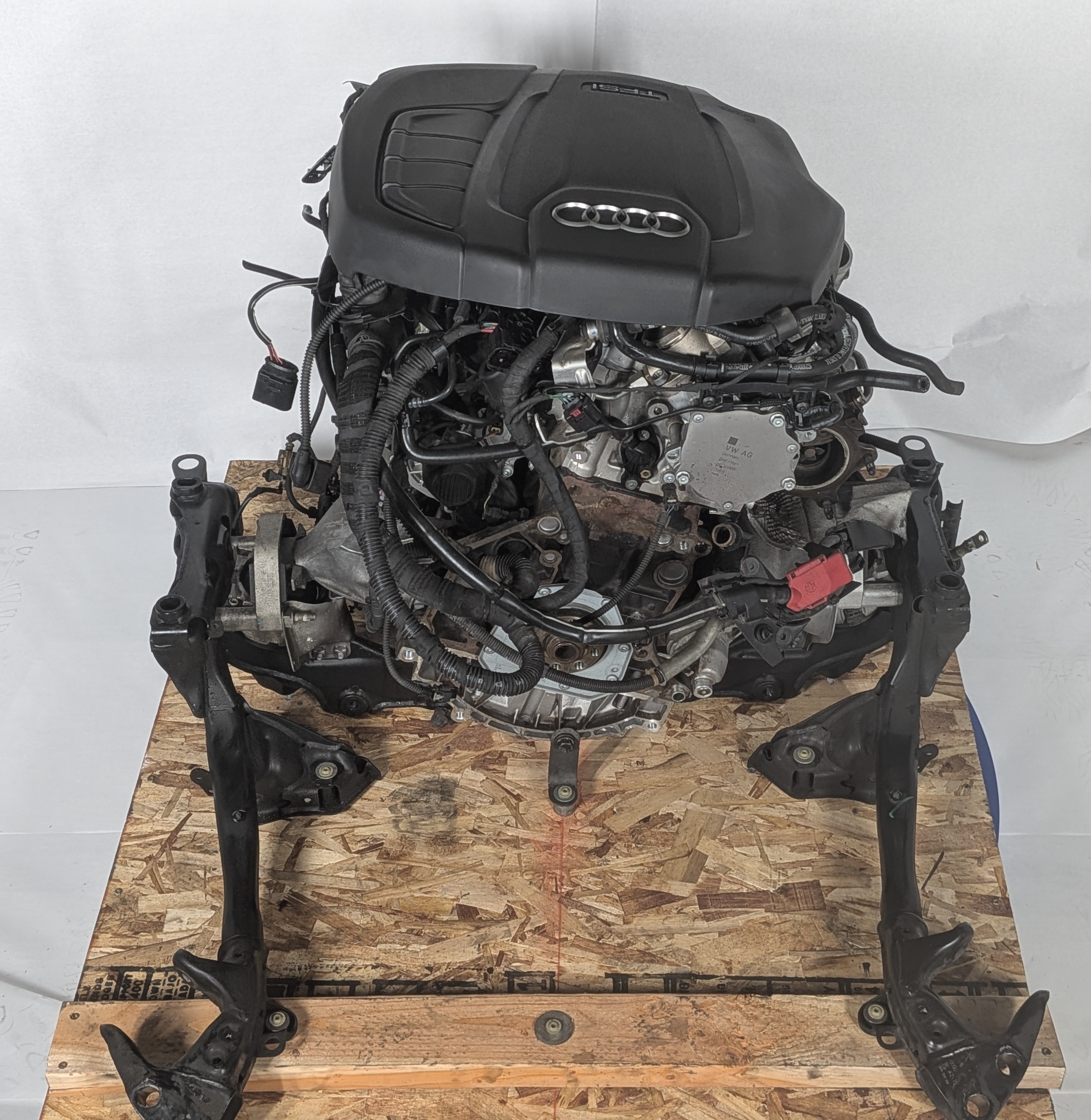 16-18 AUDI A6 S6 C7 4G8 2.0L CYNB TURBO ENGINE MOTOR ASSEMBLY ASE TESTED (123k) — exact item pictured