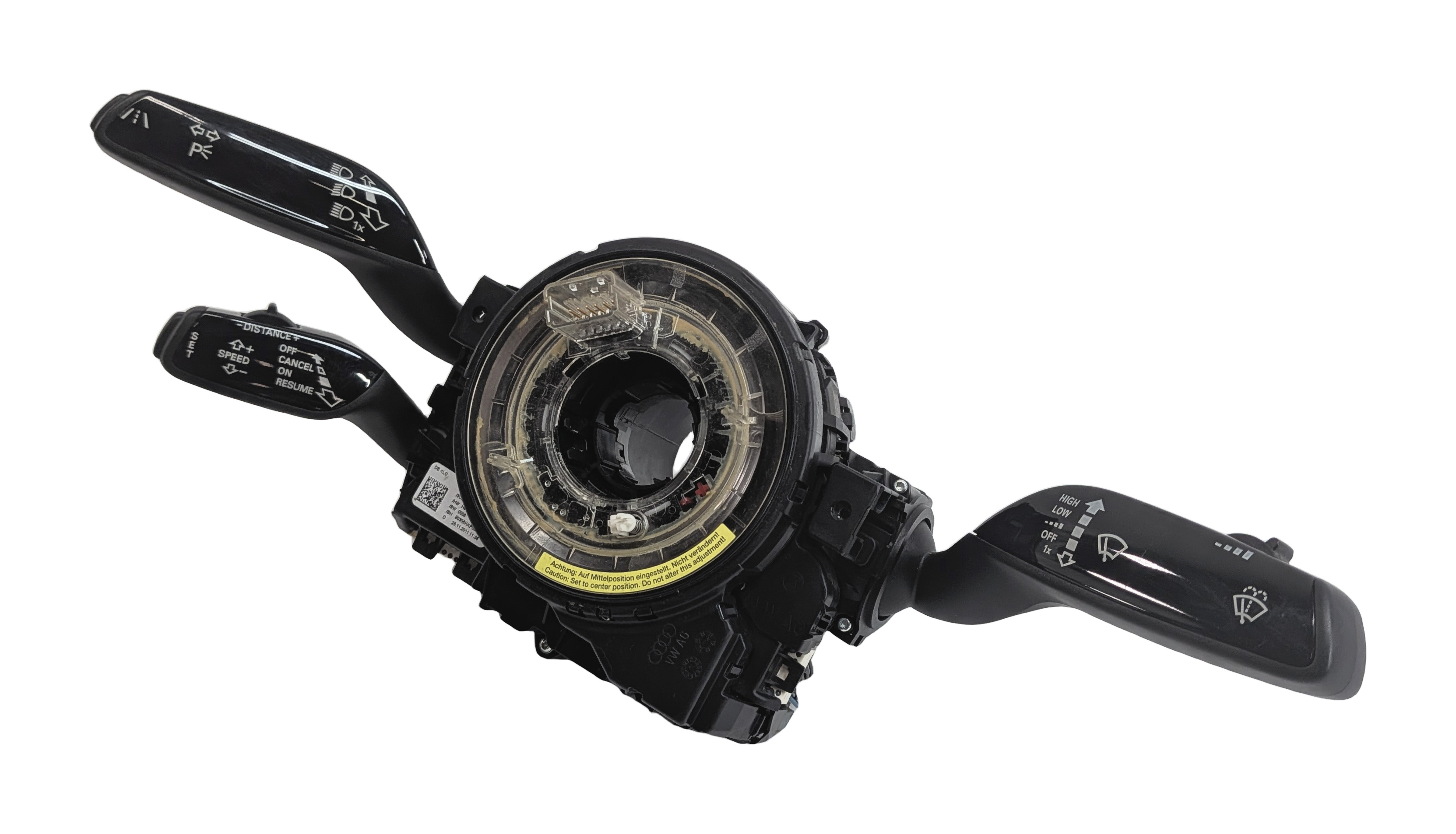 11-18 AUDI A8 S8 (D4 4H) STEERING COLUMN COMBINATION SWITCH (ADAPTIVE CRUISE) — exact item pictured