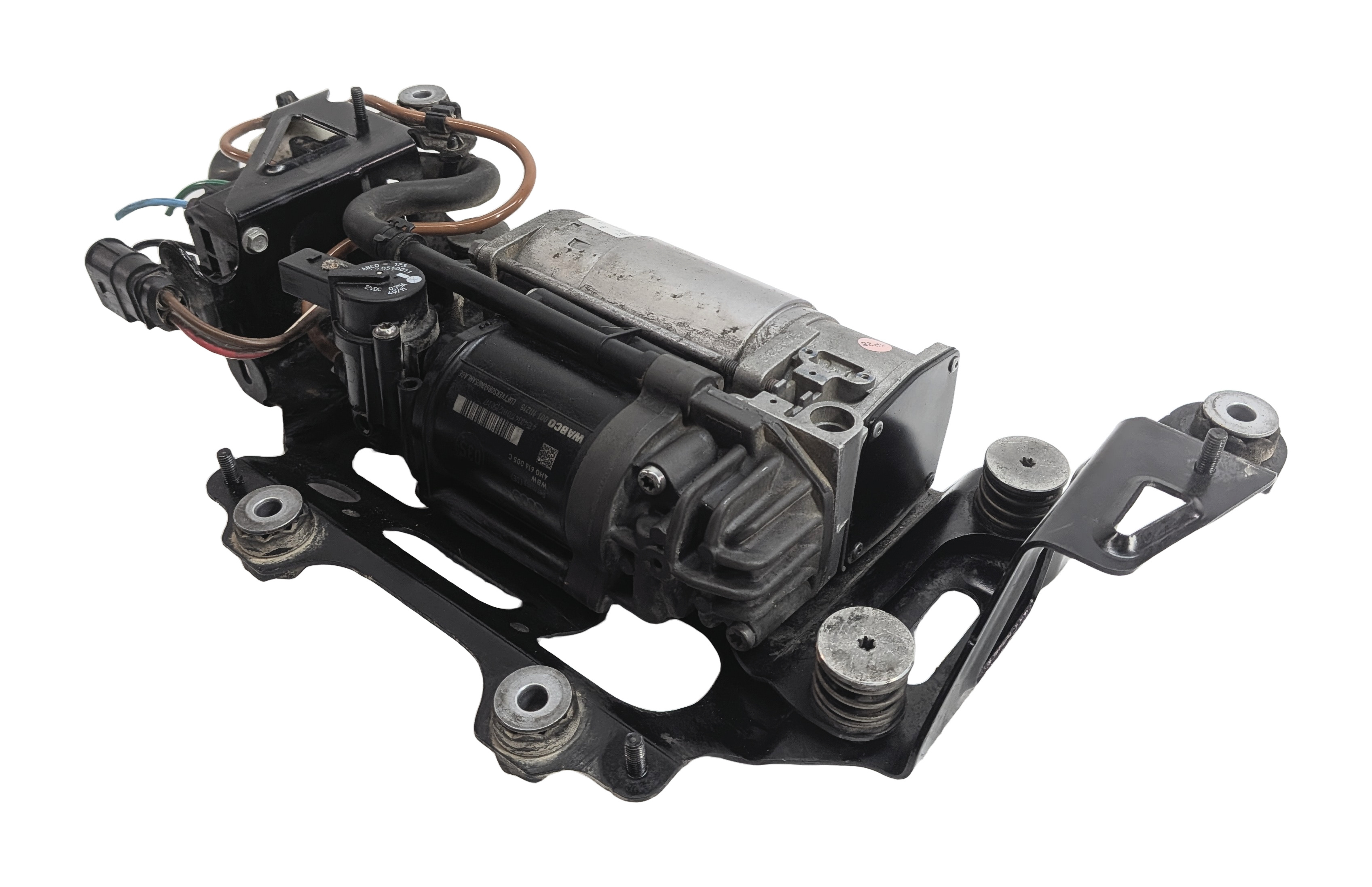 2007-2018 AUDI A8 S8 (D3 D4 4H) AIR SUSPENSION COMPRESSOR PUMP MOTOR — exact item pictured