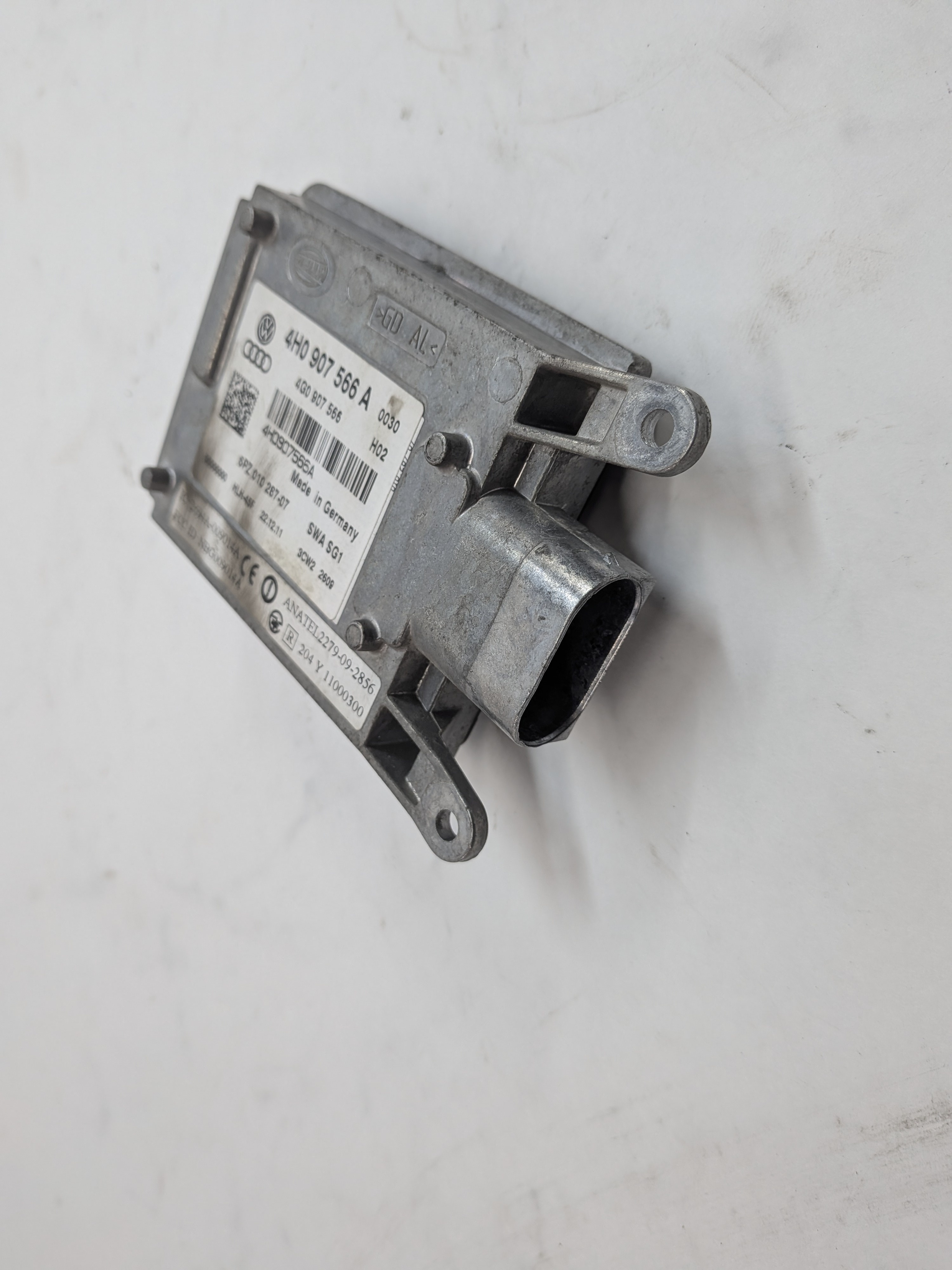 2011-2012 AUDI A8 (D4 4H) RIGHT PASSENGER REAR BLIND SPOT RADAR SENSOR MODULE — exact item pictured